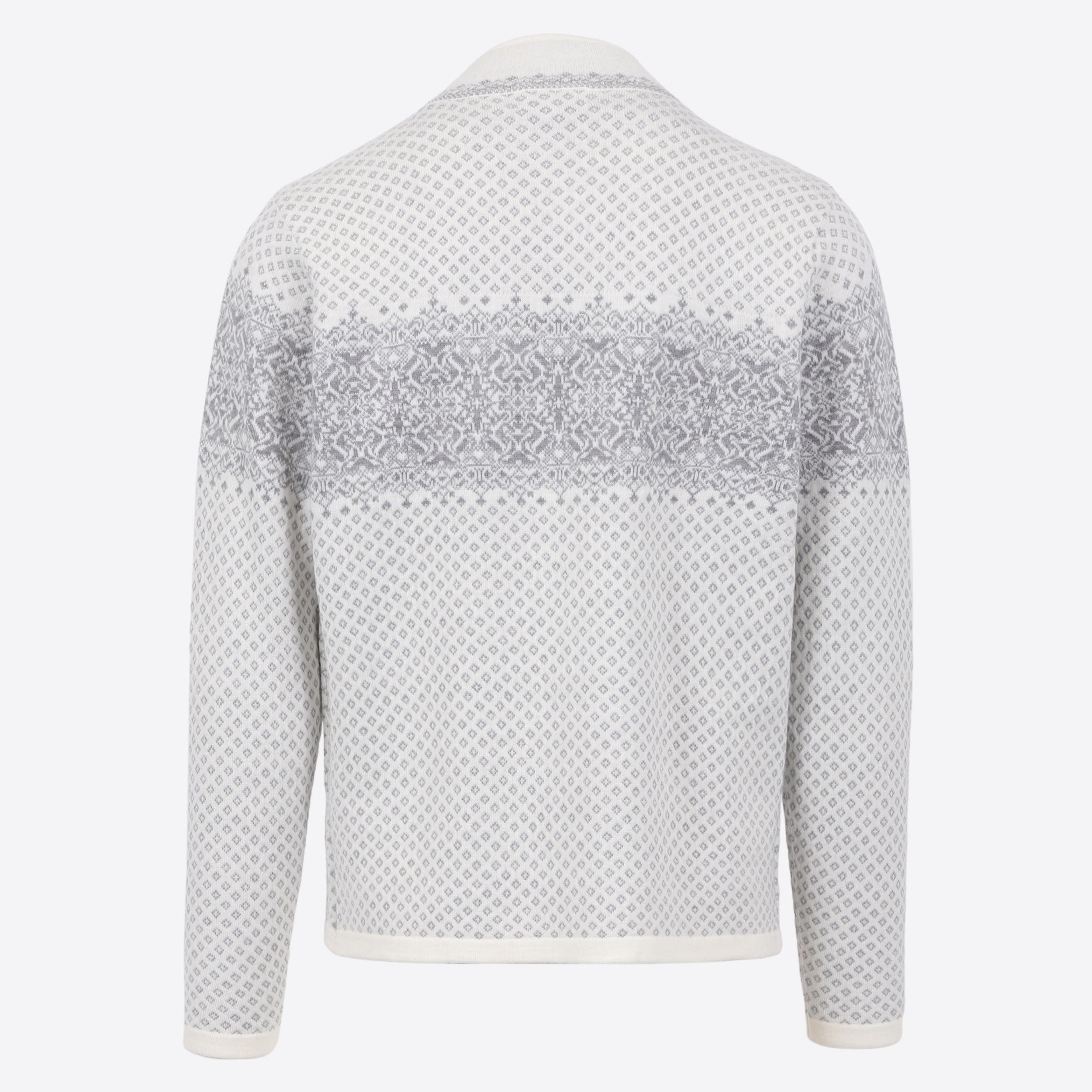 Pull en laine mérinos à motifs scandinaves Straumsvík