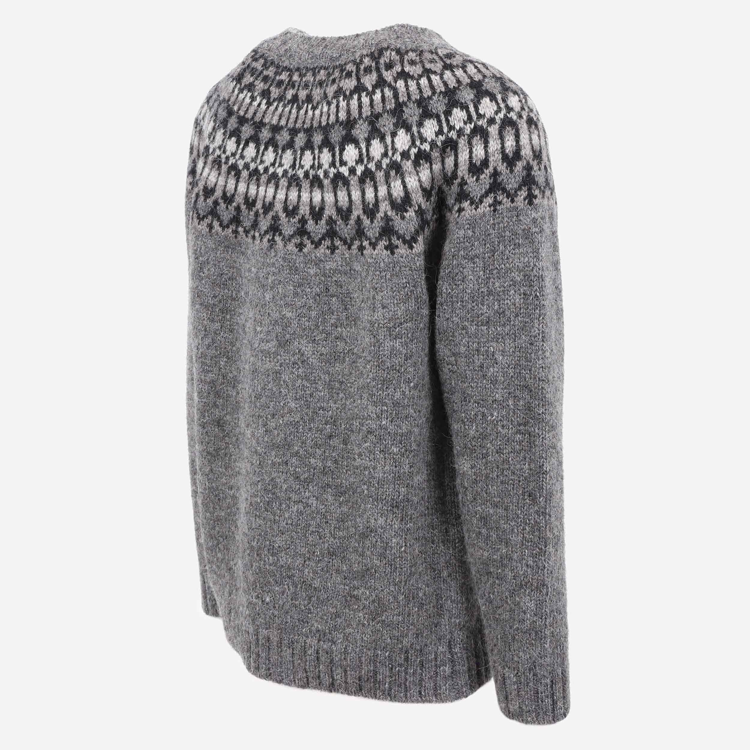 Fróði strickjacke aus wolle mit knöpfen 