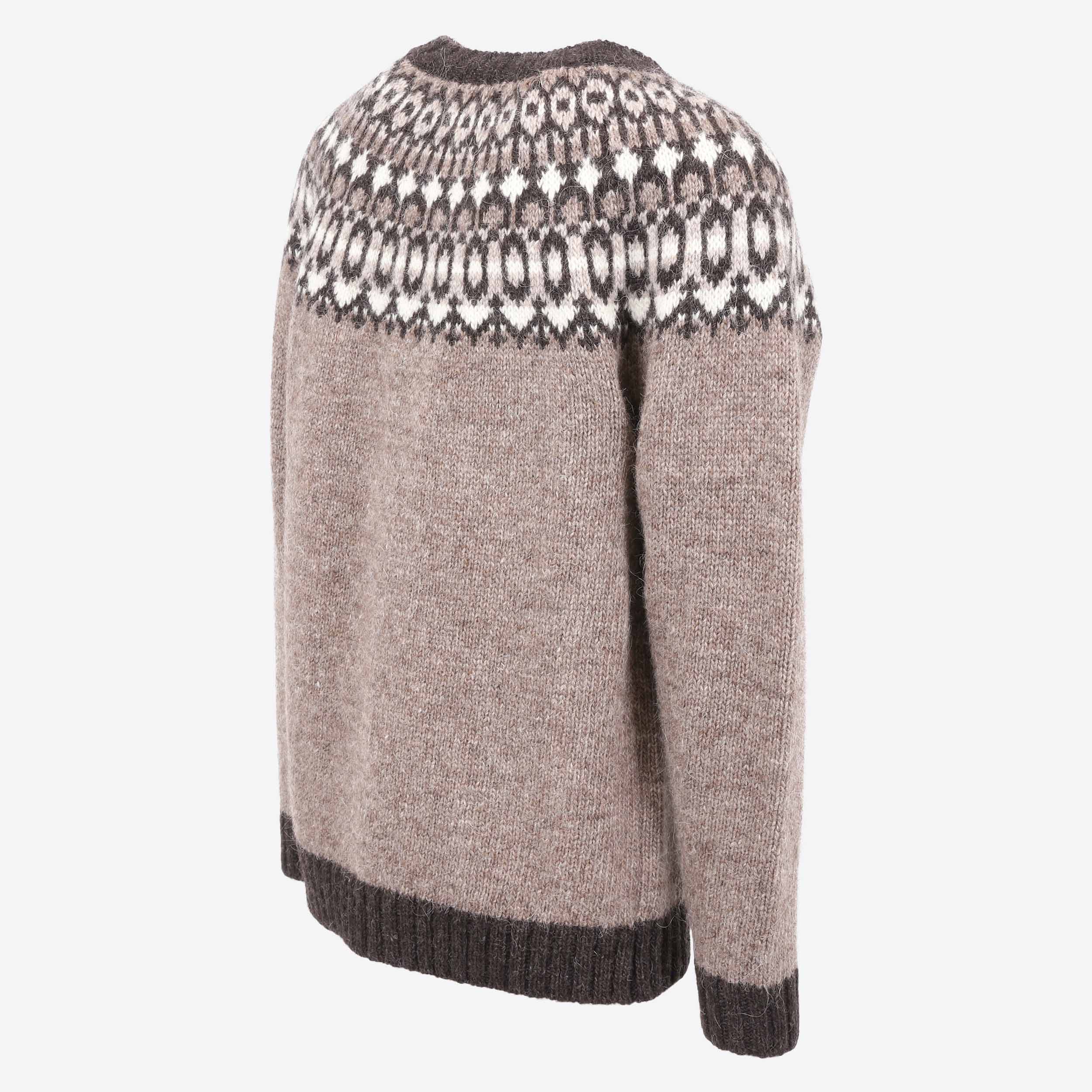Fróði strickjacke aus wolle mit knöpfen 