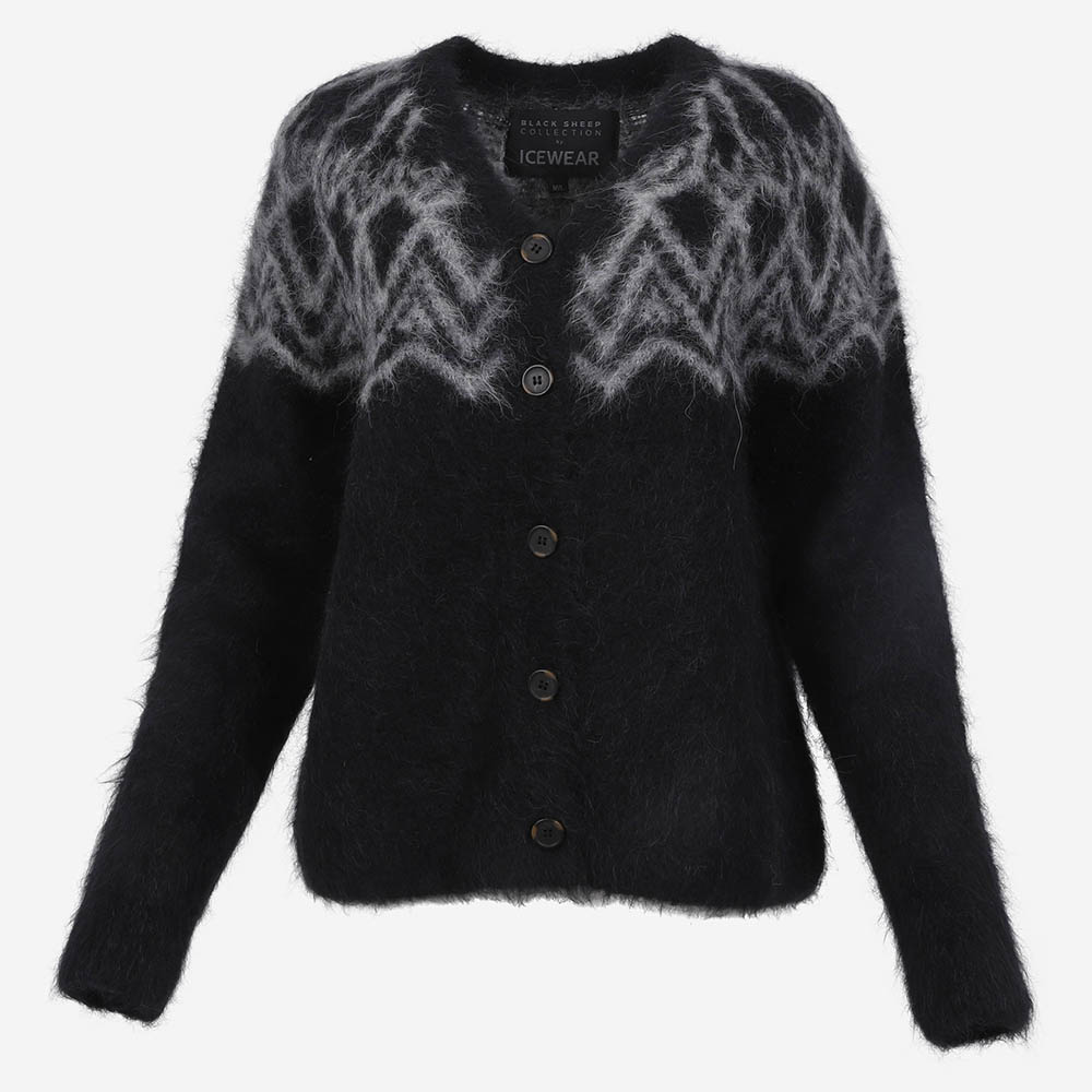 Látrabjarg Nordic design women’s wool cardigan 