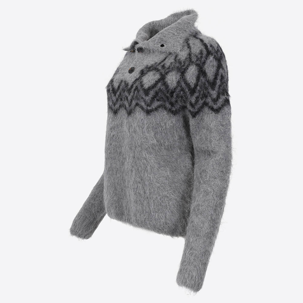 Látrabjarg alpaca wool Nordic pullover