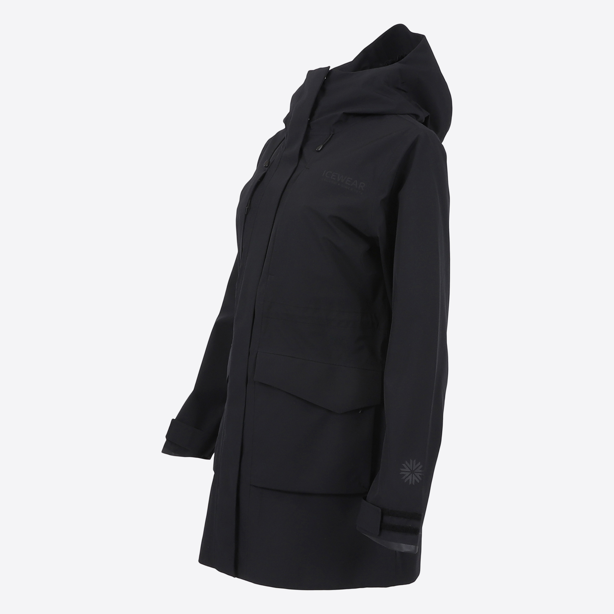 Dynjandi women´s raincoat with thin fleece lining