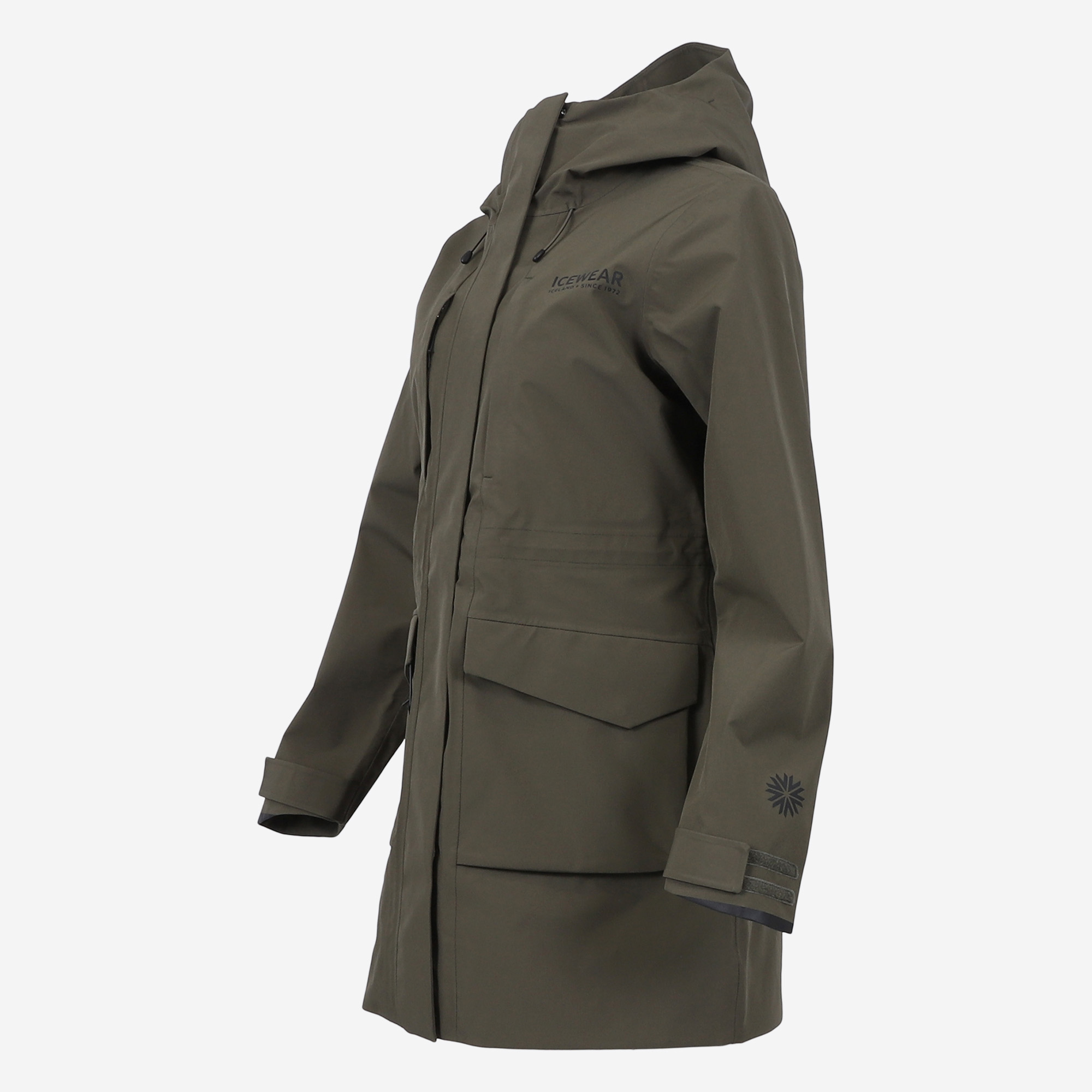 Dynjandi women´s rain jacket lined with fleece