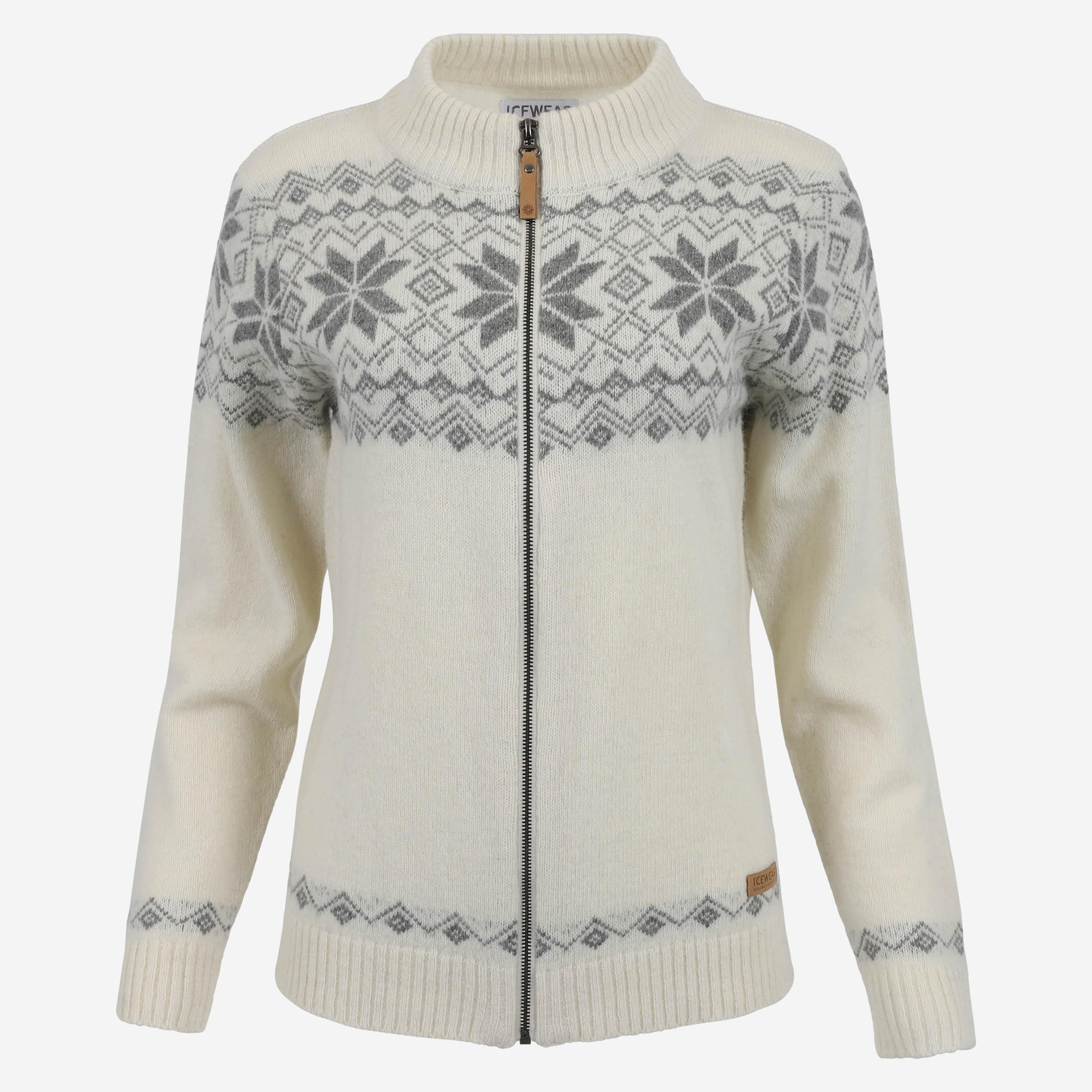 Nótt pull en laine mélangée angora