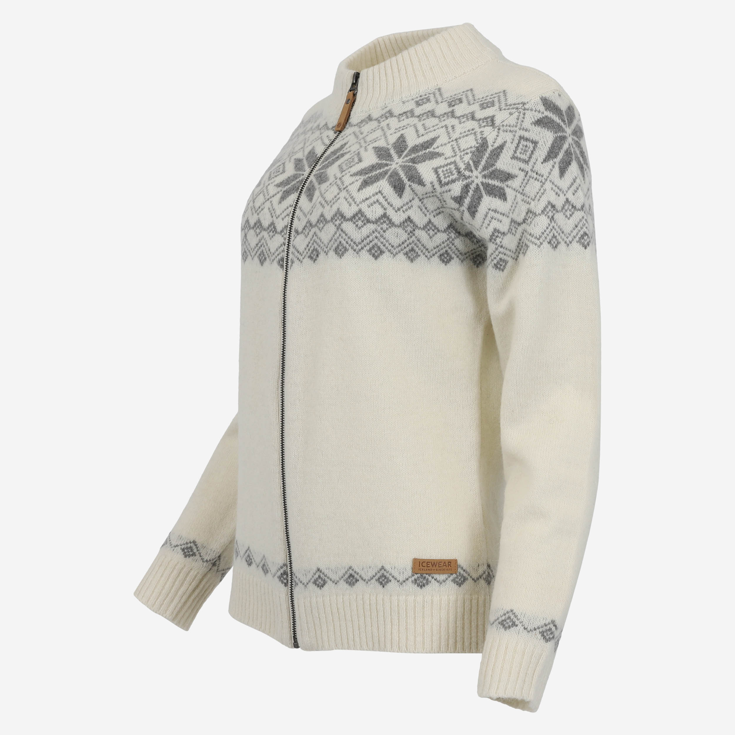 Nótt pull en laine mélangée angora