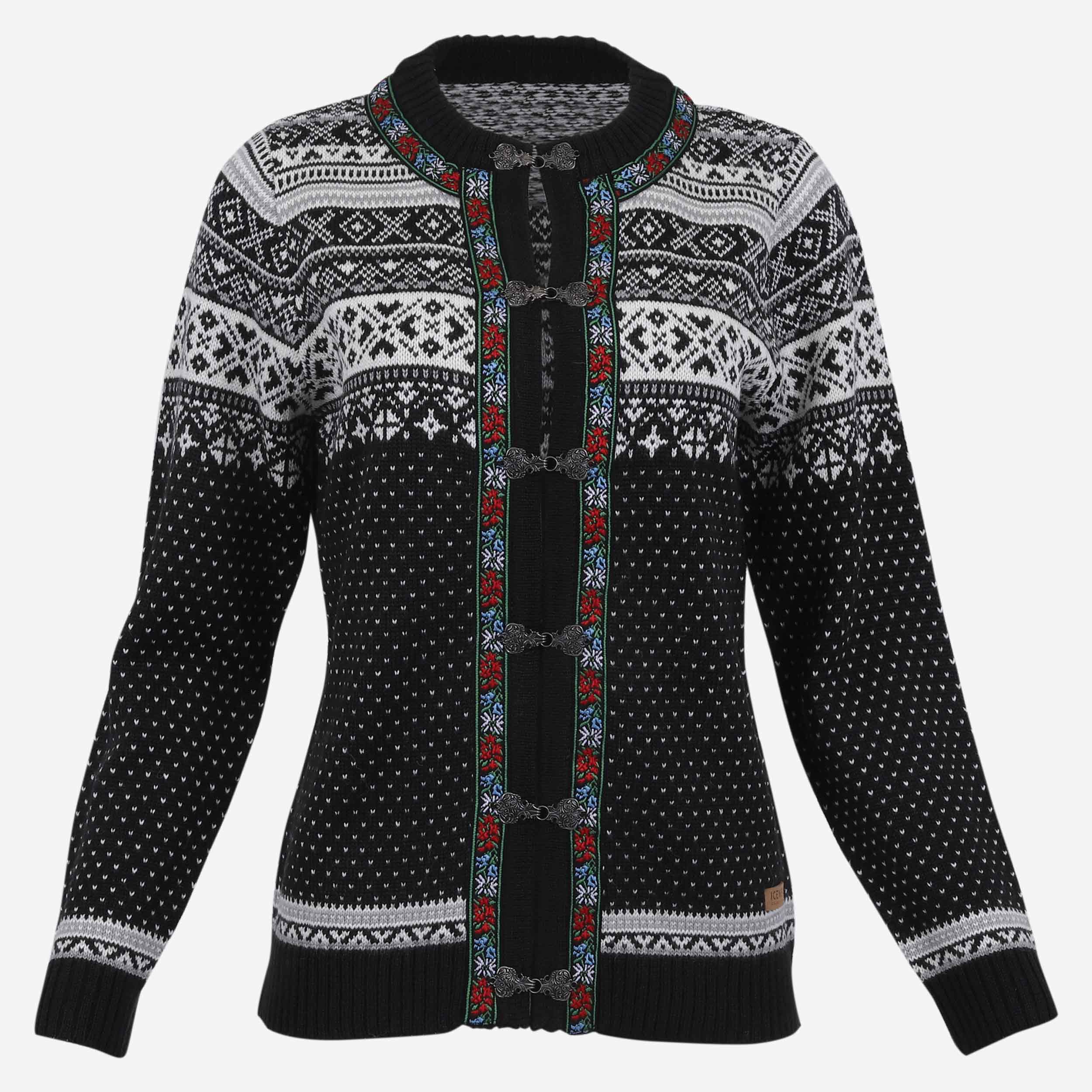 Stavanger Strickjacke im norwegischen Stil