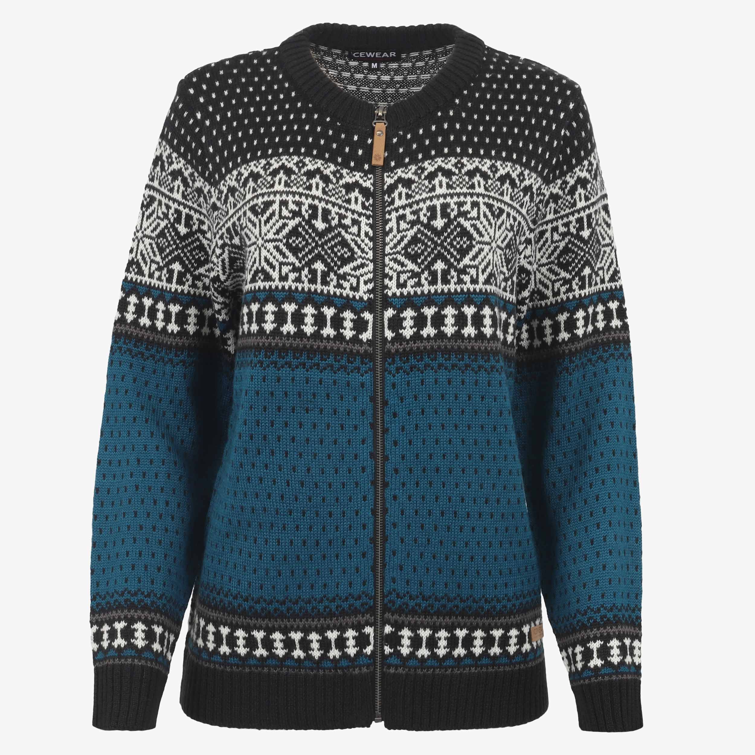 Martha 挪威风格羊毛混纺开衫