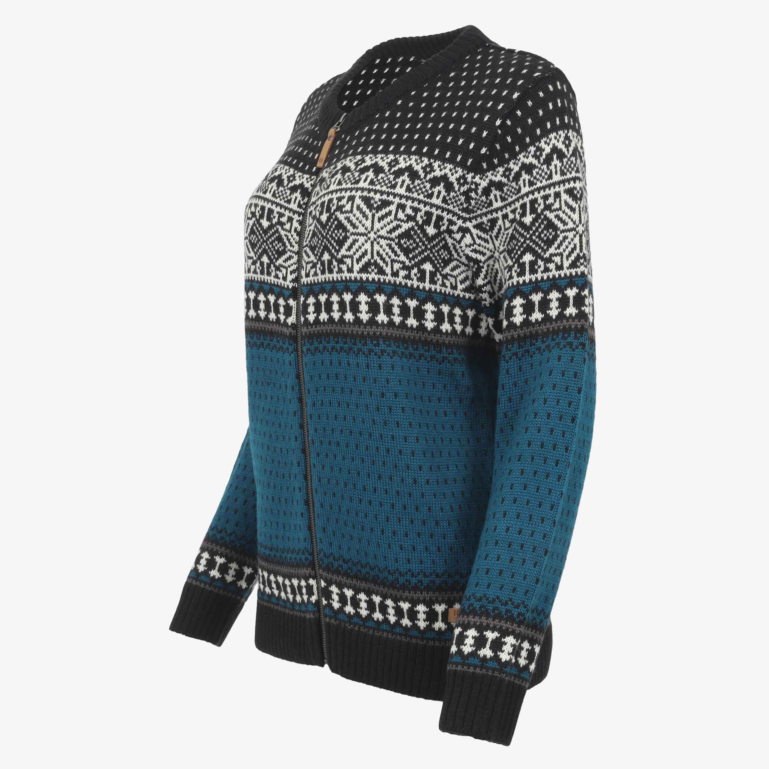 Martha 挪威风格羊毛混纺开衫