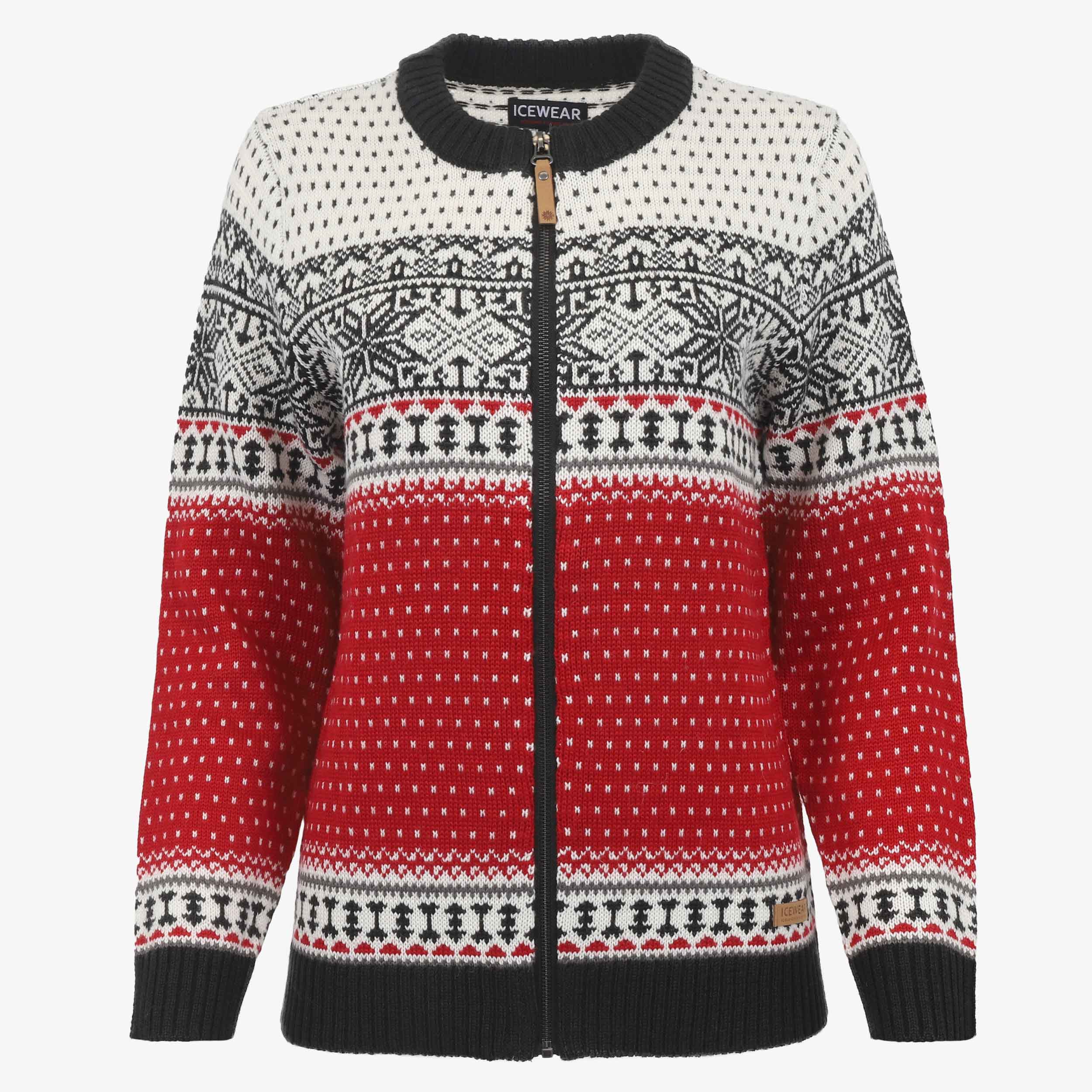 MARTHA rennd peysa með norsku mynstri