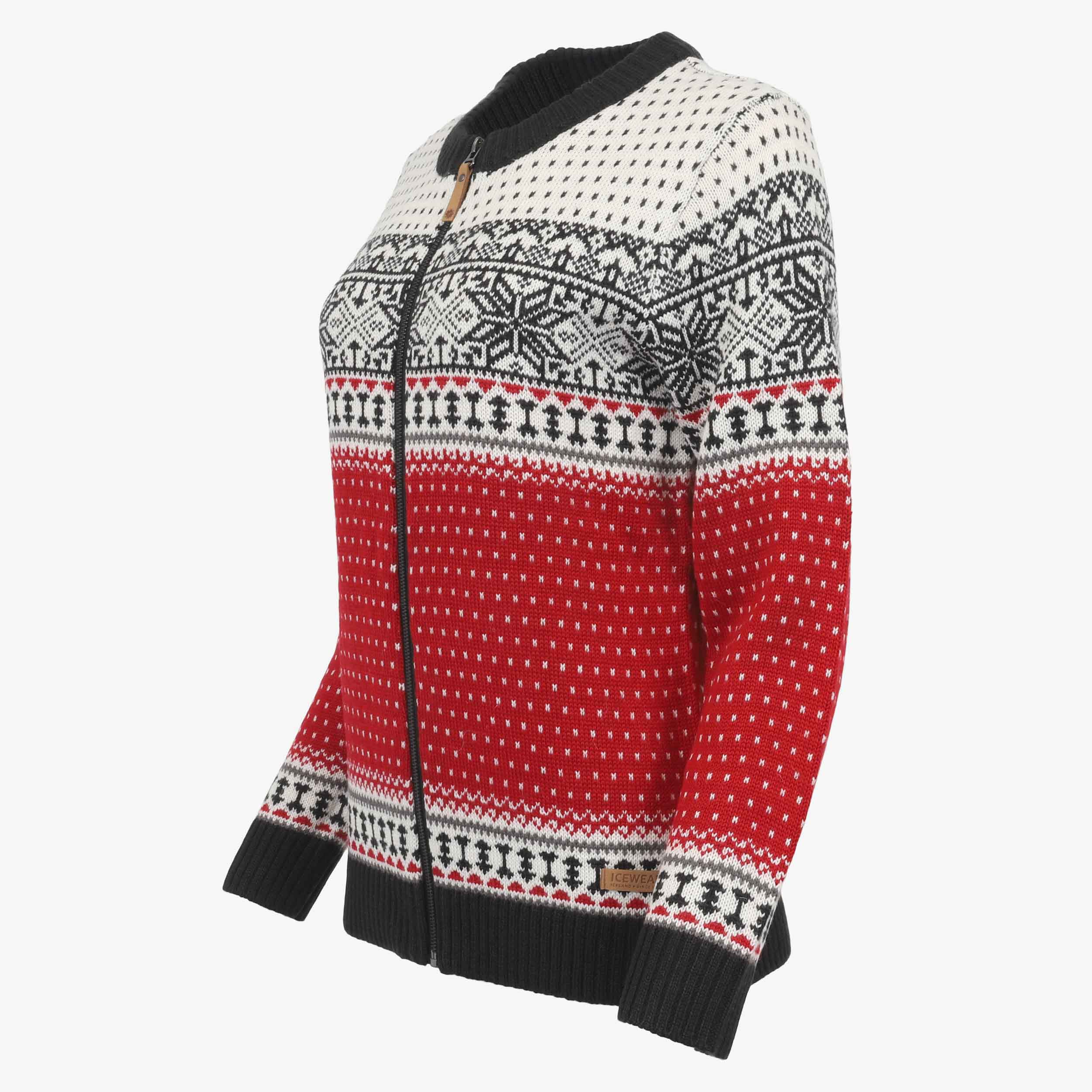 MARTHA rennd peysa með norsku mynstri