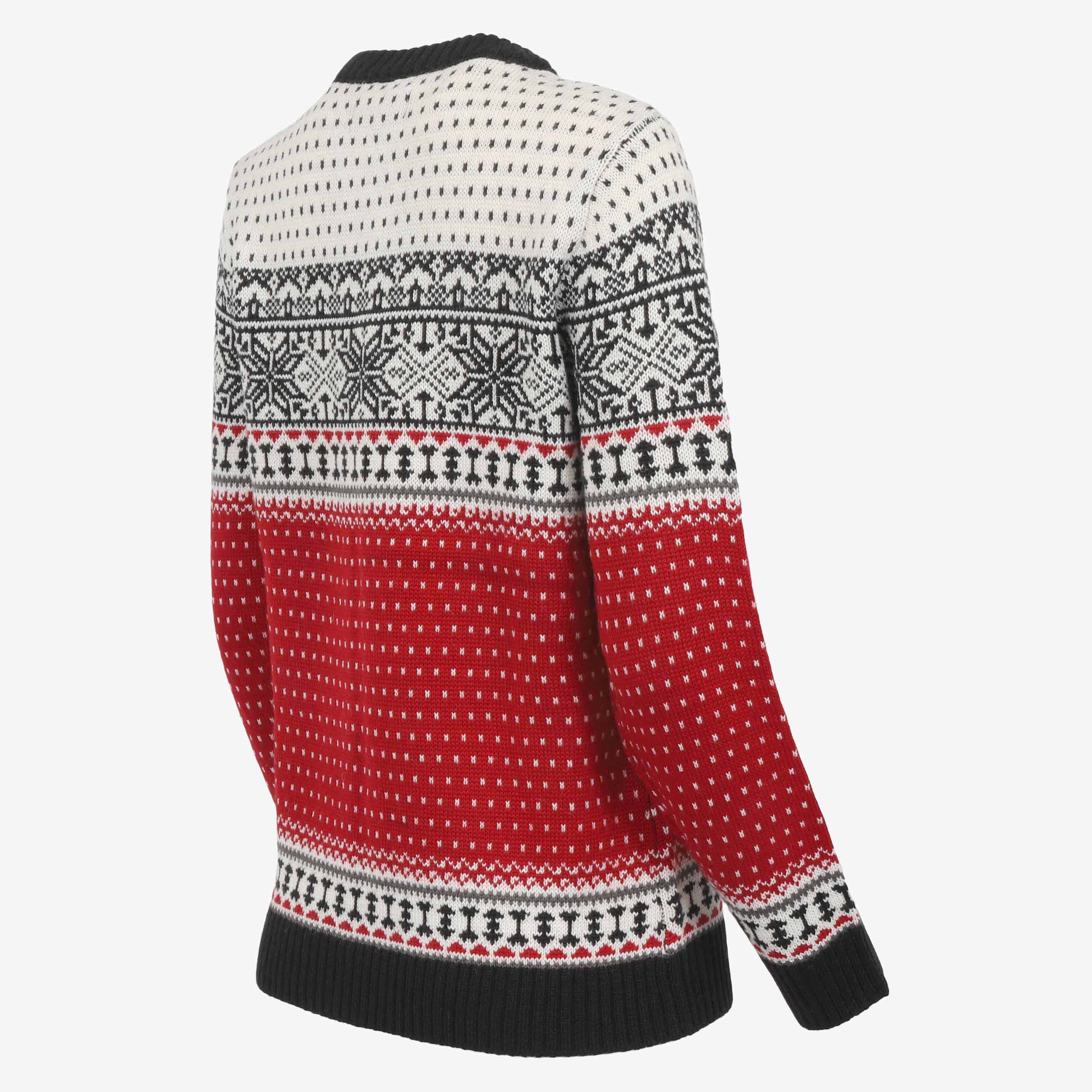 MARTHA rennd peysa með norsku mynstri