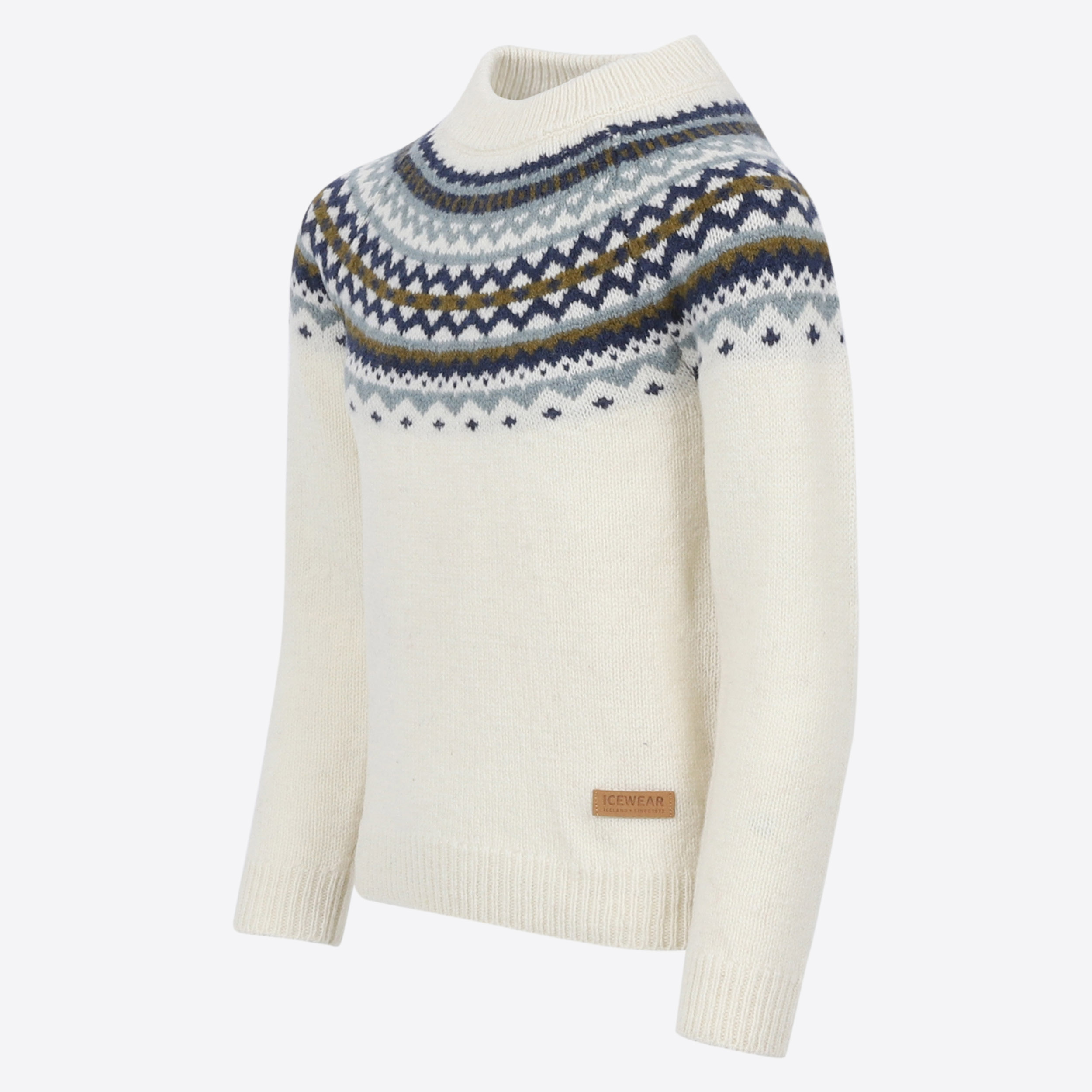 Dyngjufjöll Nordic pattern wool sweater