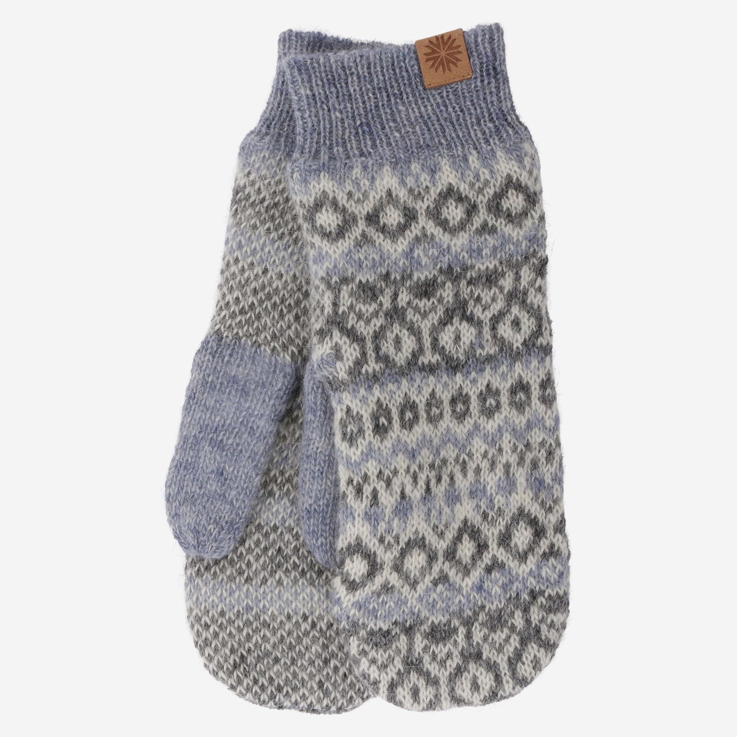 Fagradalsfjall mittens from icelandic wool