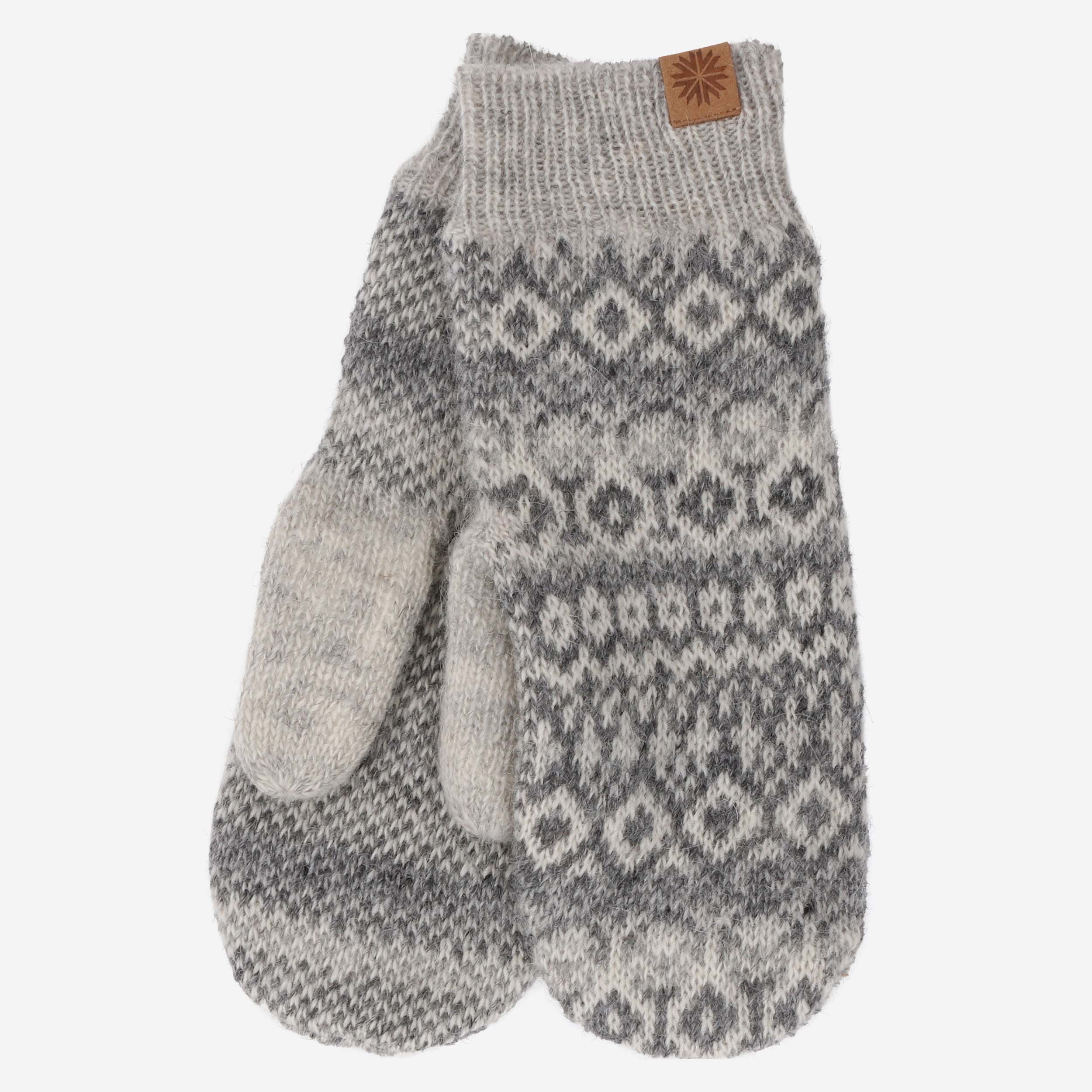 Fagradalsfjall mittens from icelandic wool