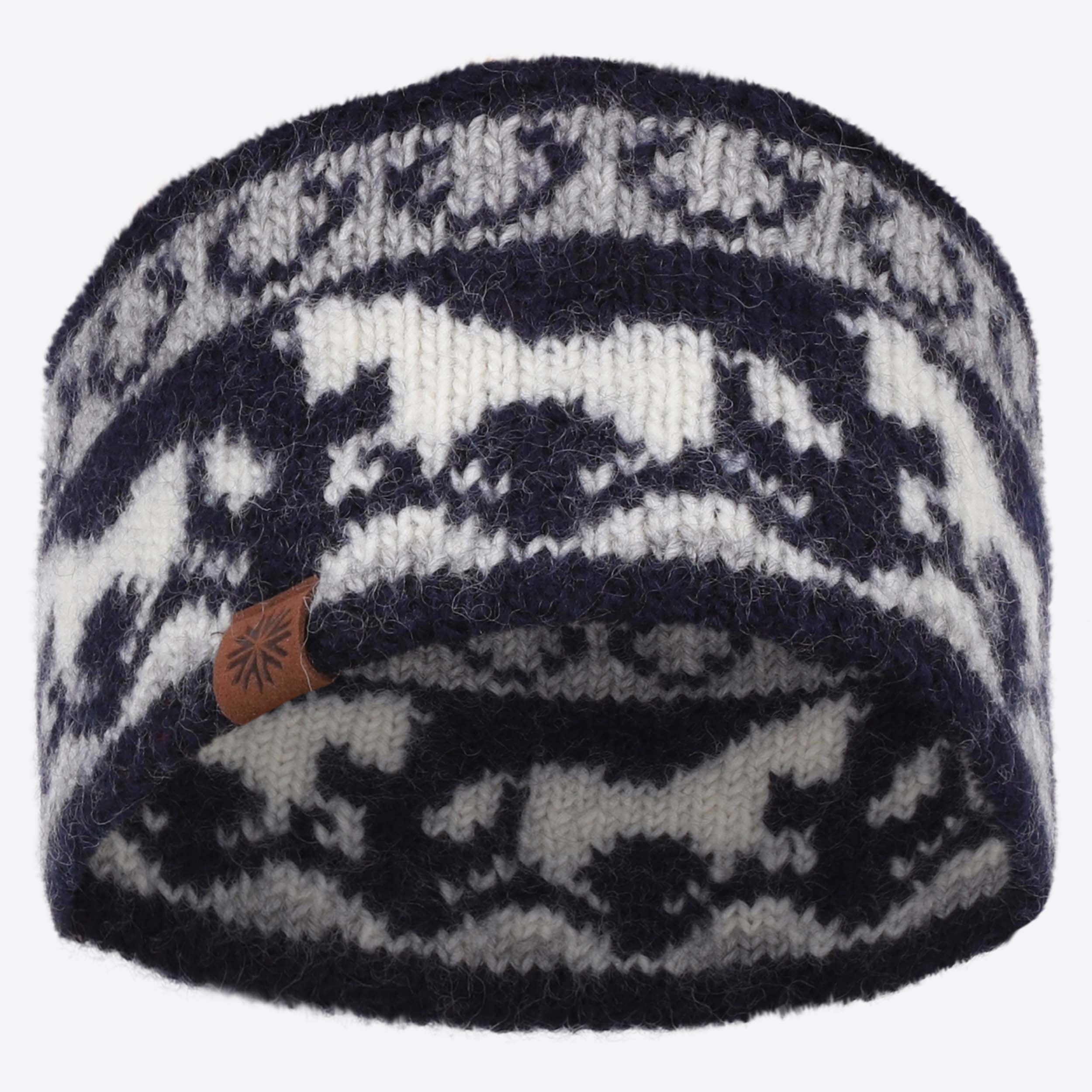 Sleipnir bandeau en laine avec motif cheval