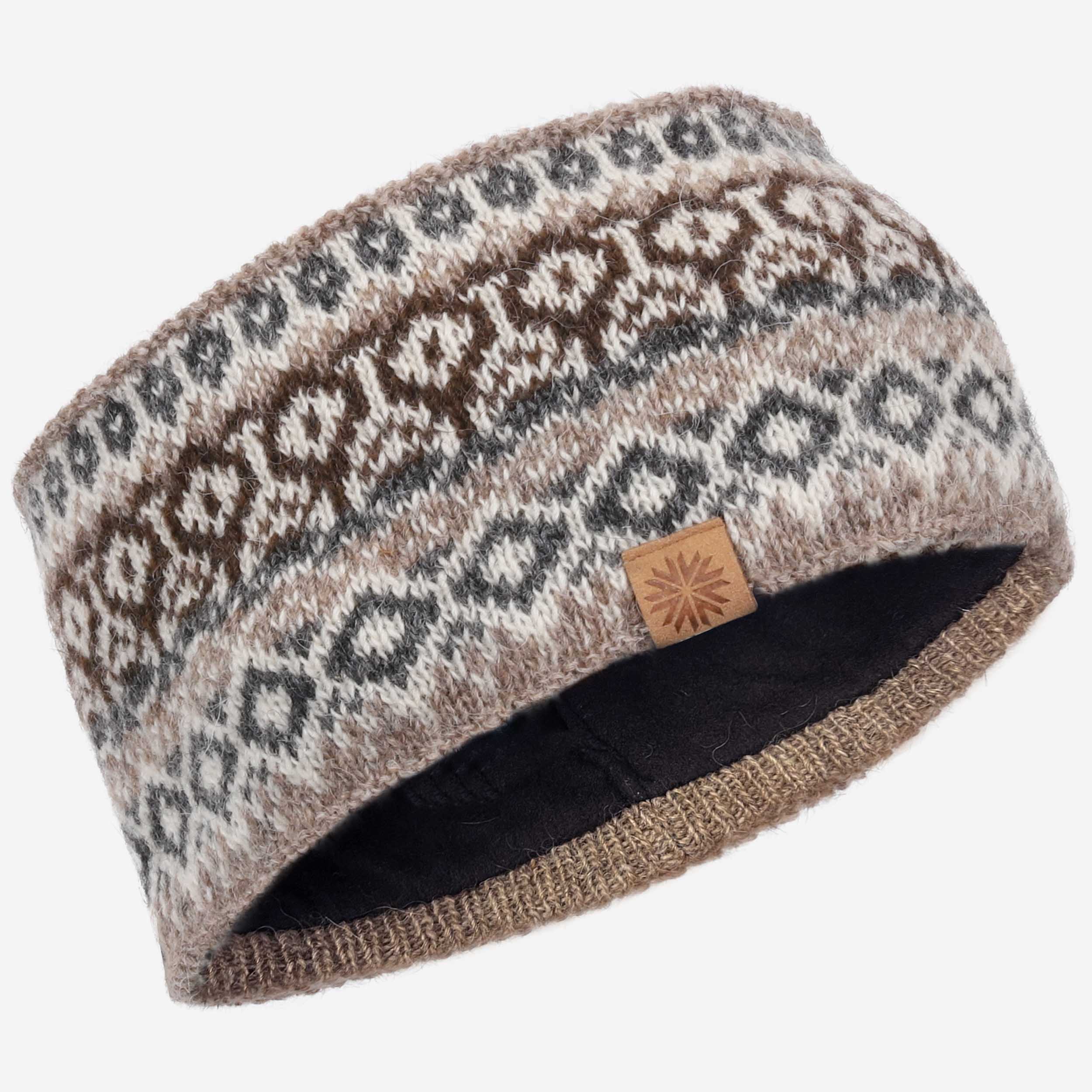 Fagradalsfjall bandeau en laine islandaise