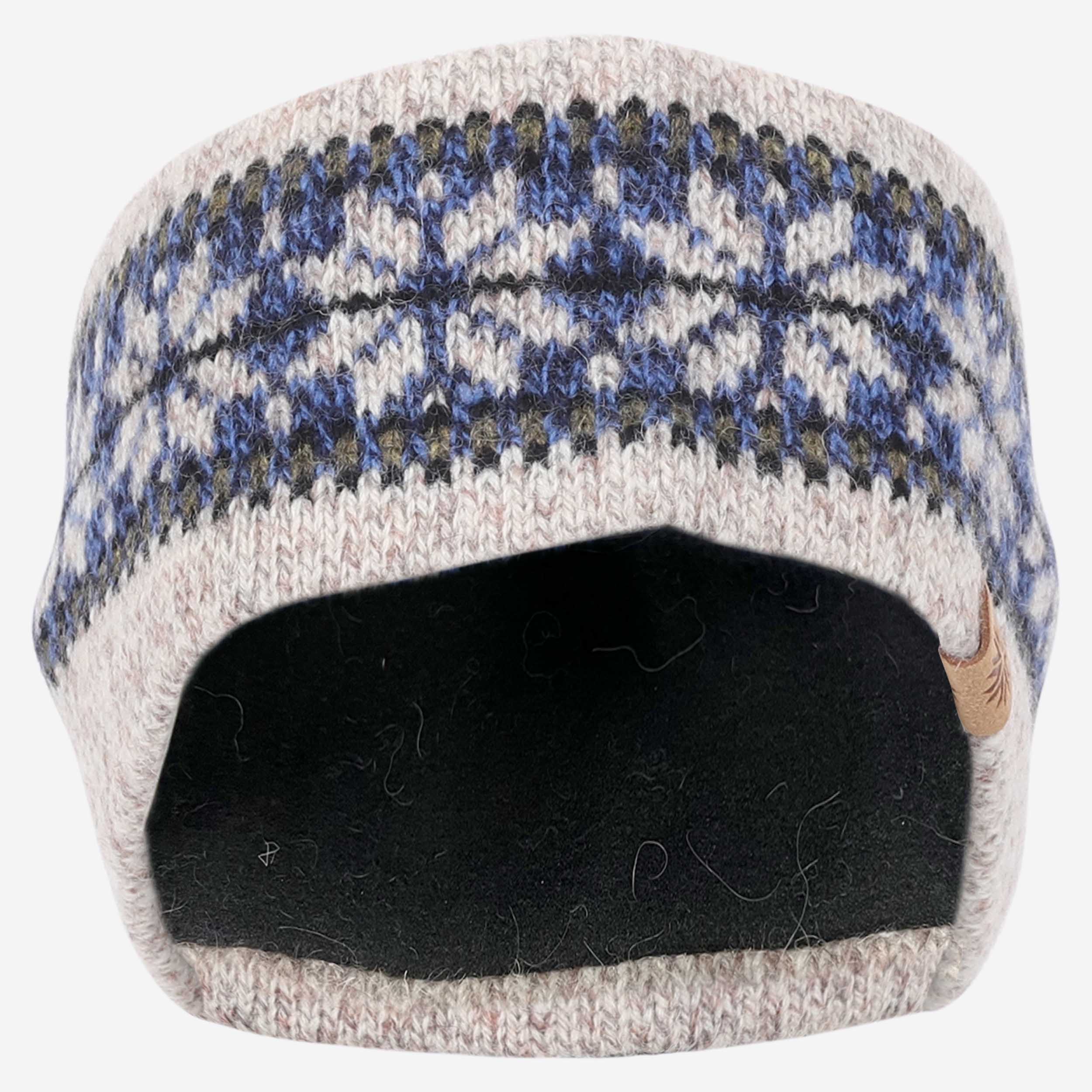 NORWEGIAN ullareyrnaband með norsku mynstri