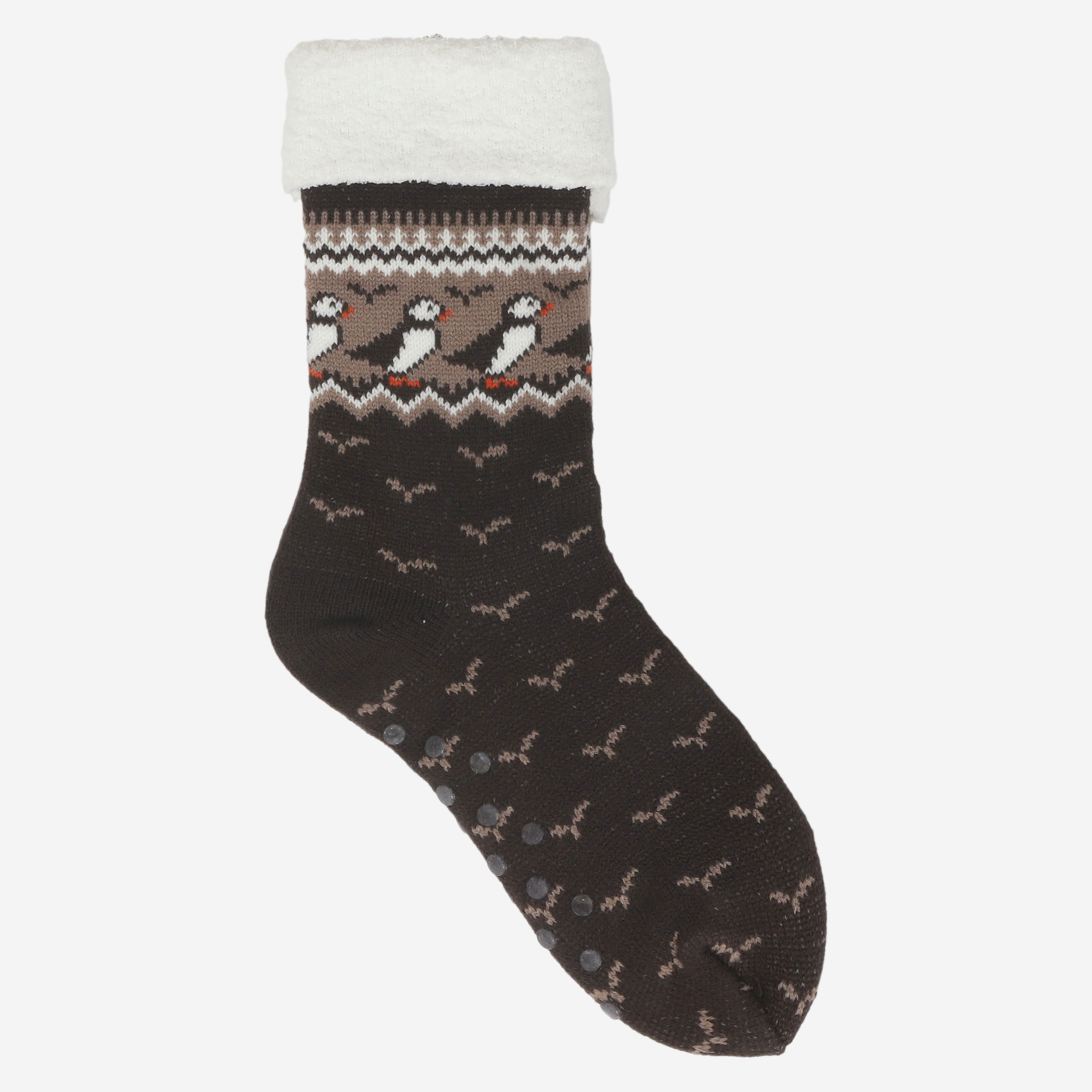 Lundaklettur chaussettes à motif macareux