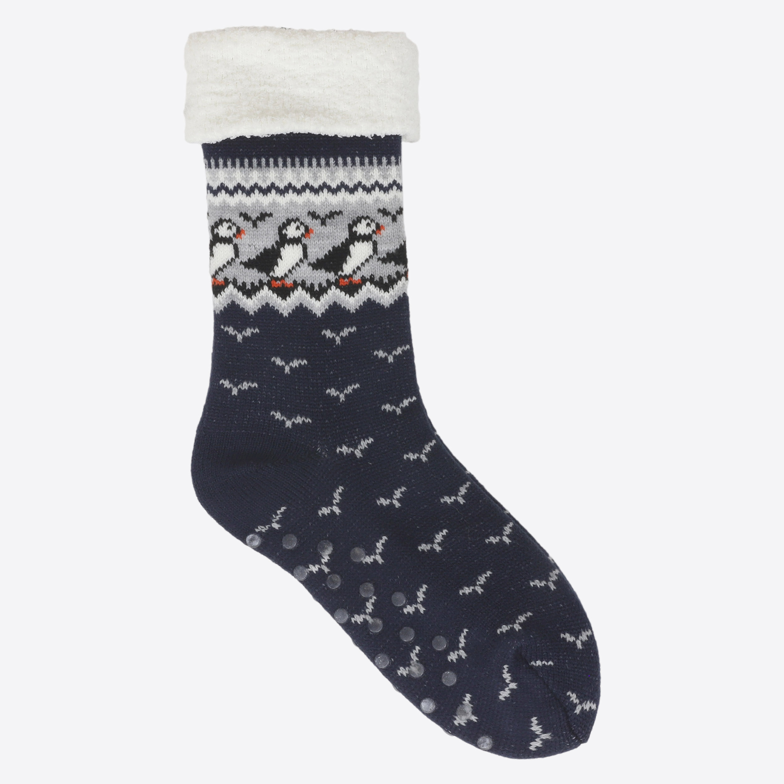 Lundaklettur chaussettes à motif macareux