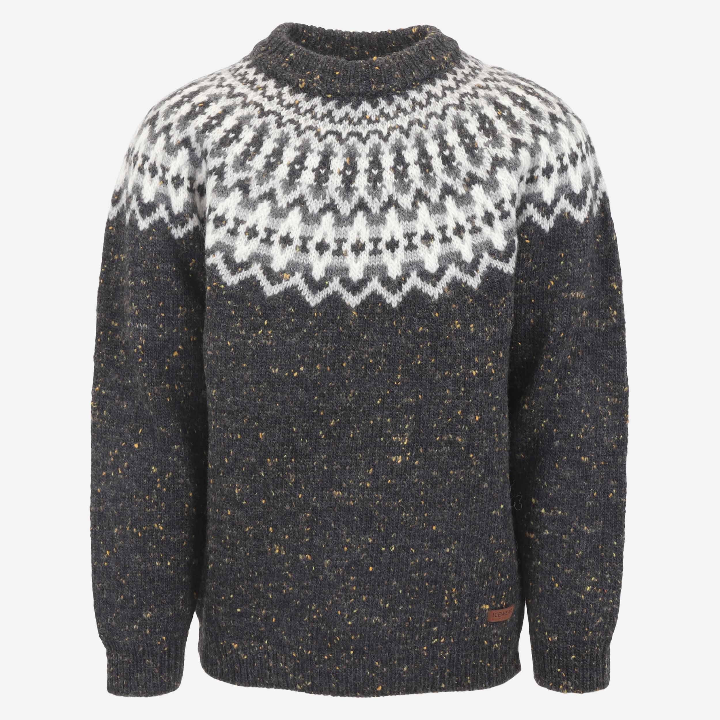 Snorragarður wool sweater classic Icelandic patterns  