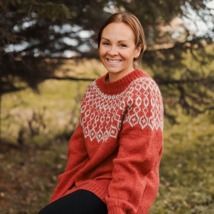 Rúrý/Rúrik adult sweater knitting pattern