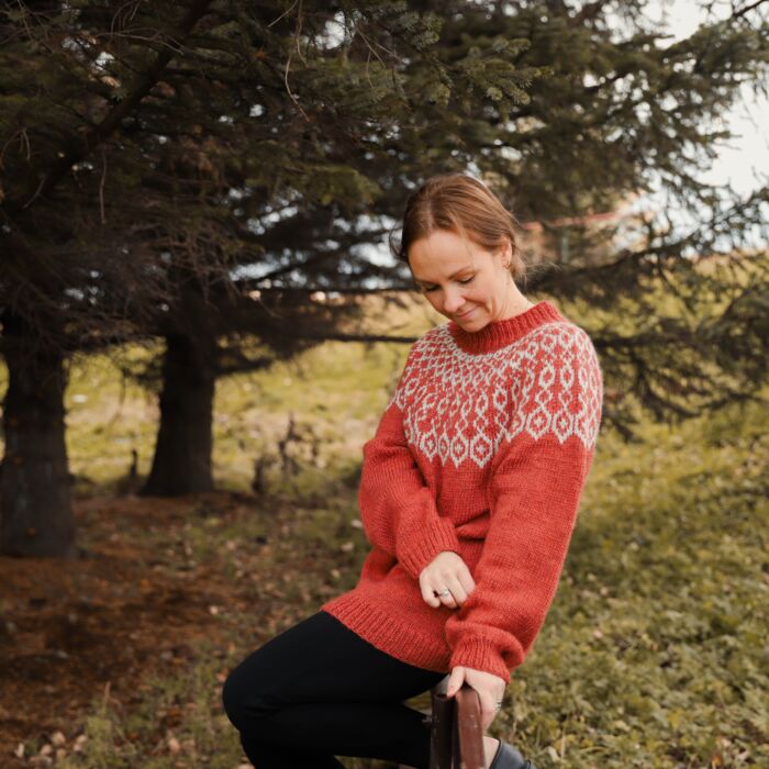 Rúrý/Rúrik adult sweater knitting pattern