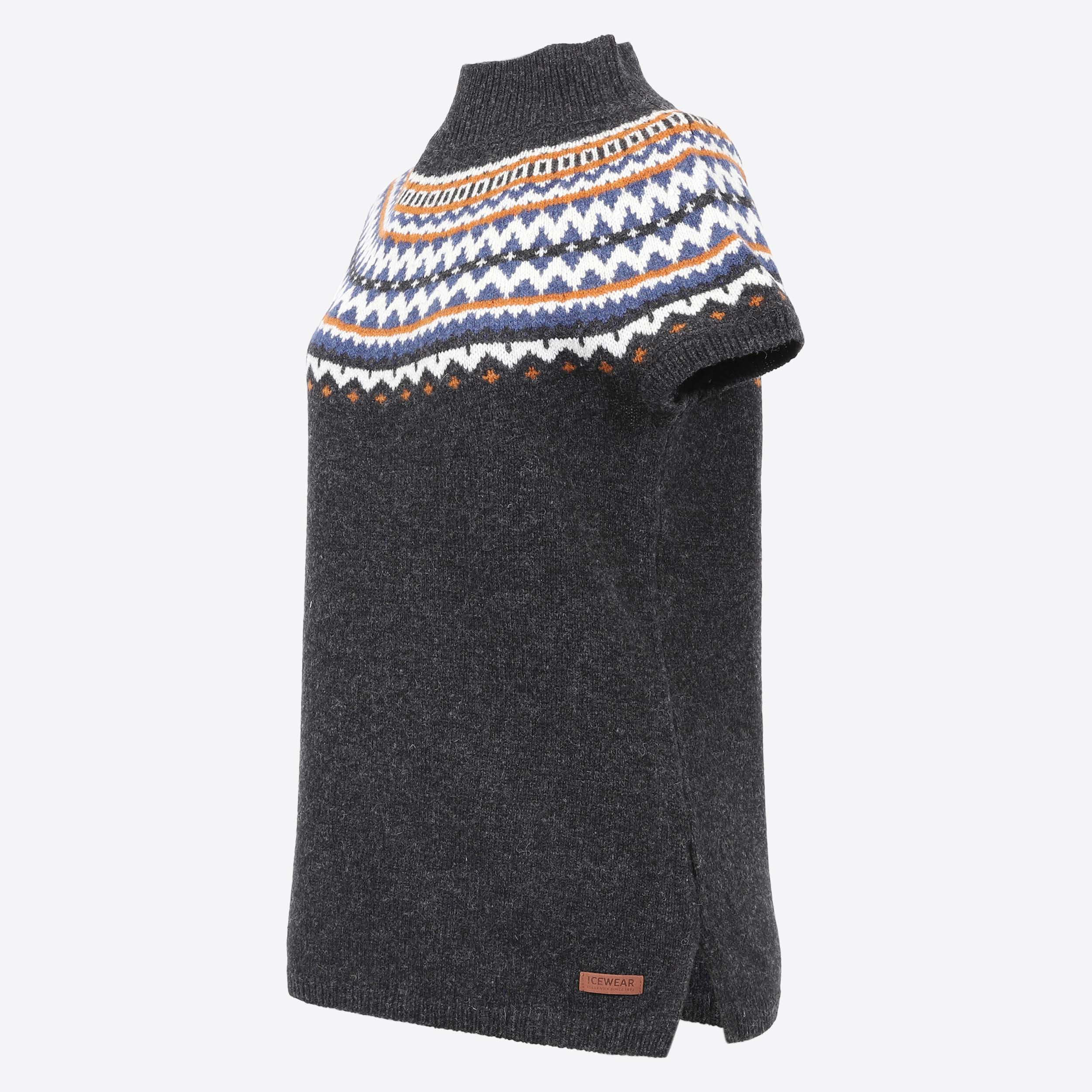 Dyngjufjöll long vest with turtle neck