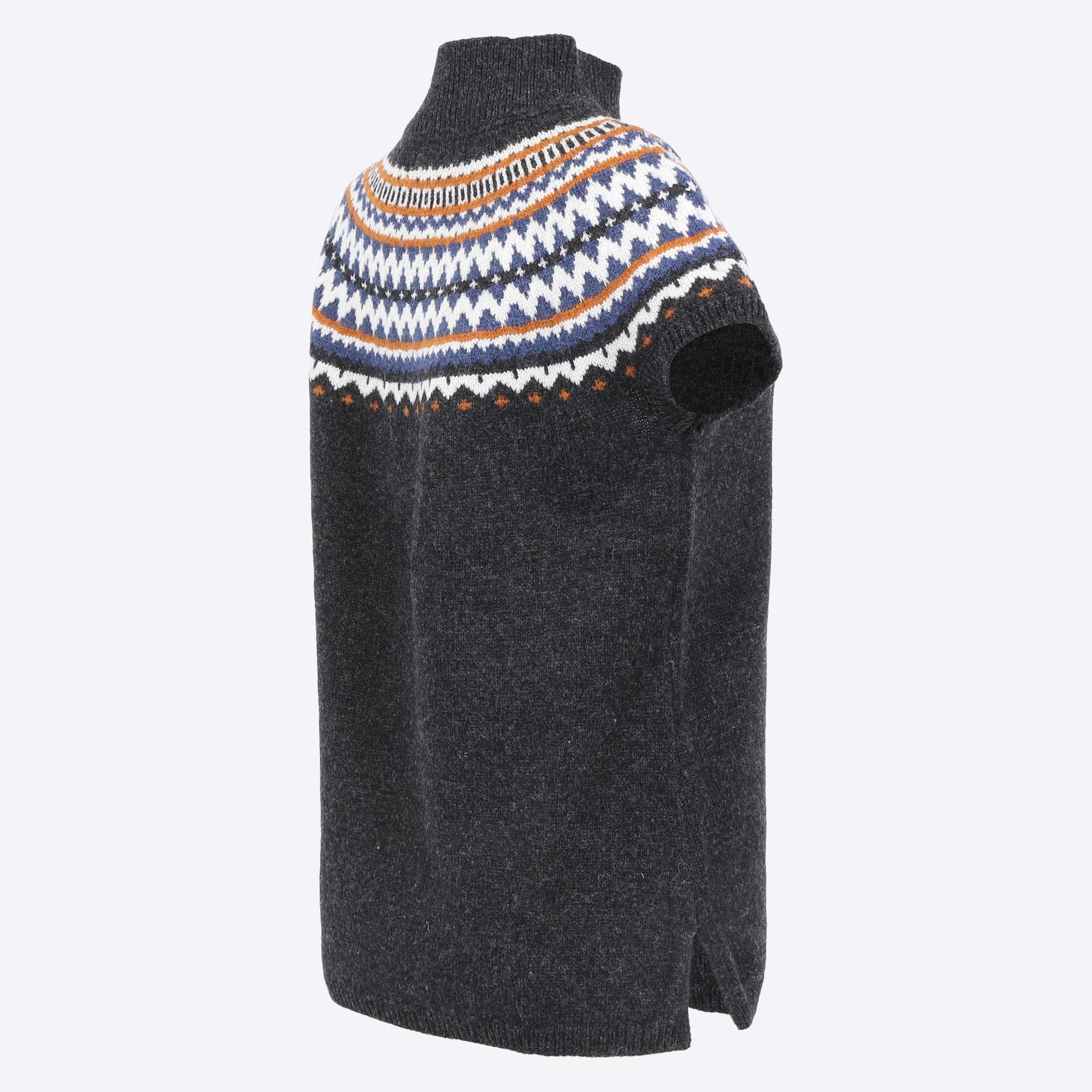 Dyngjufjöll long vest with turtle neck