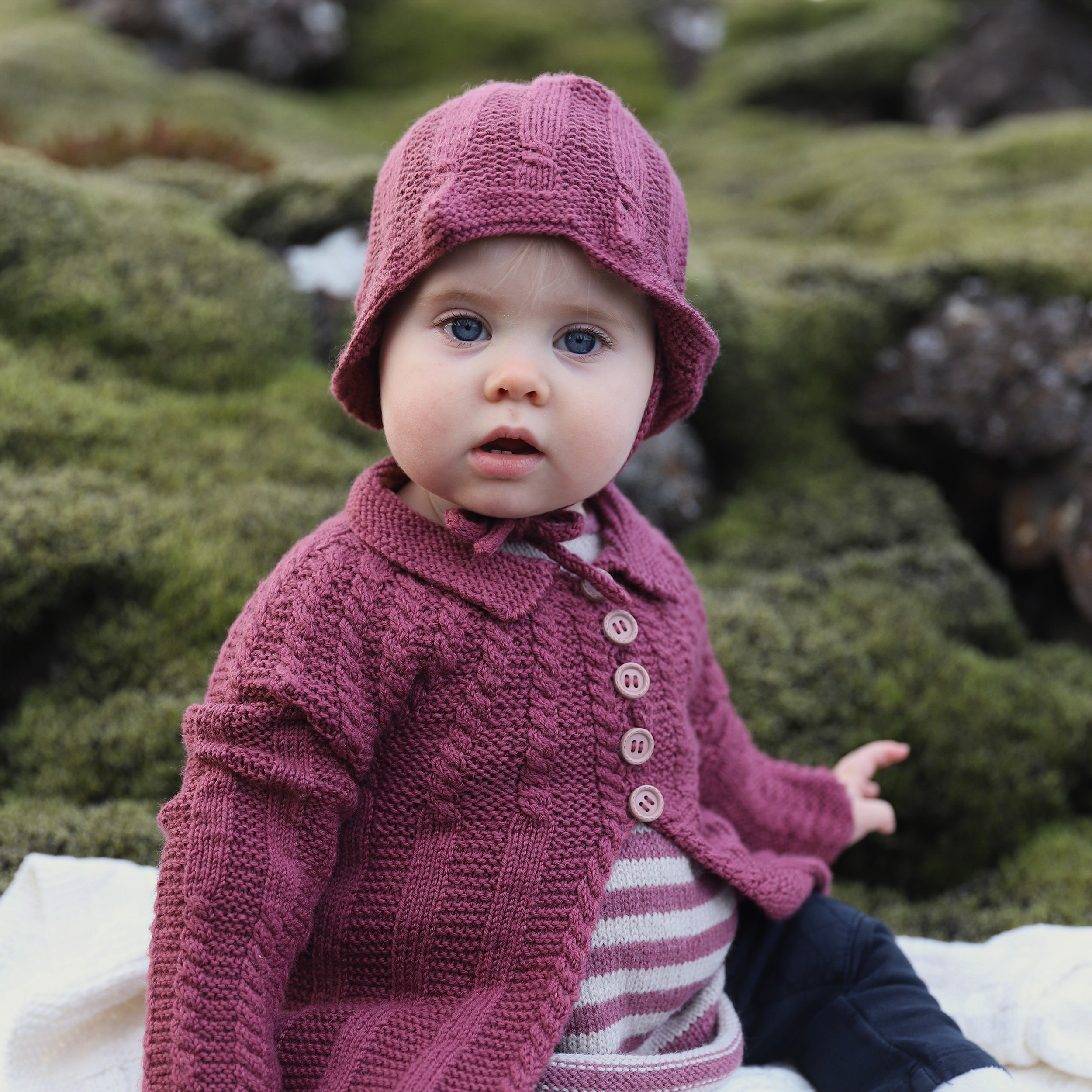 Arey newborn sweater knitting pattern