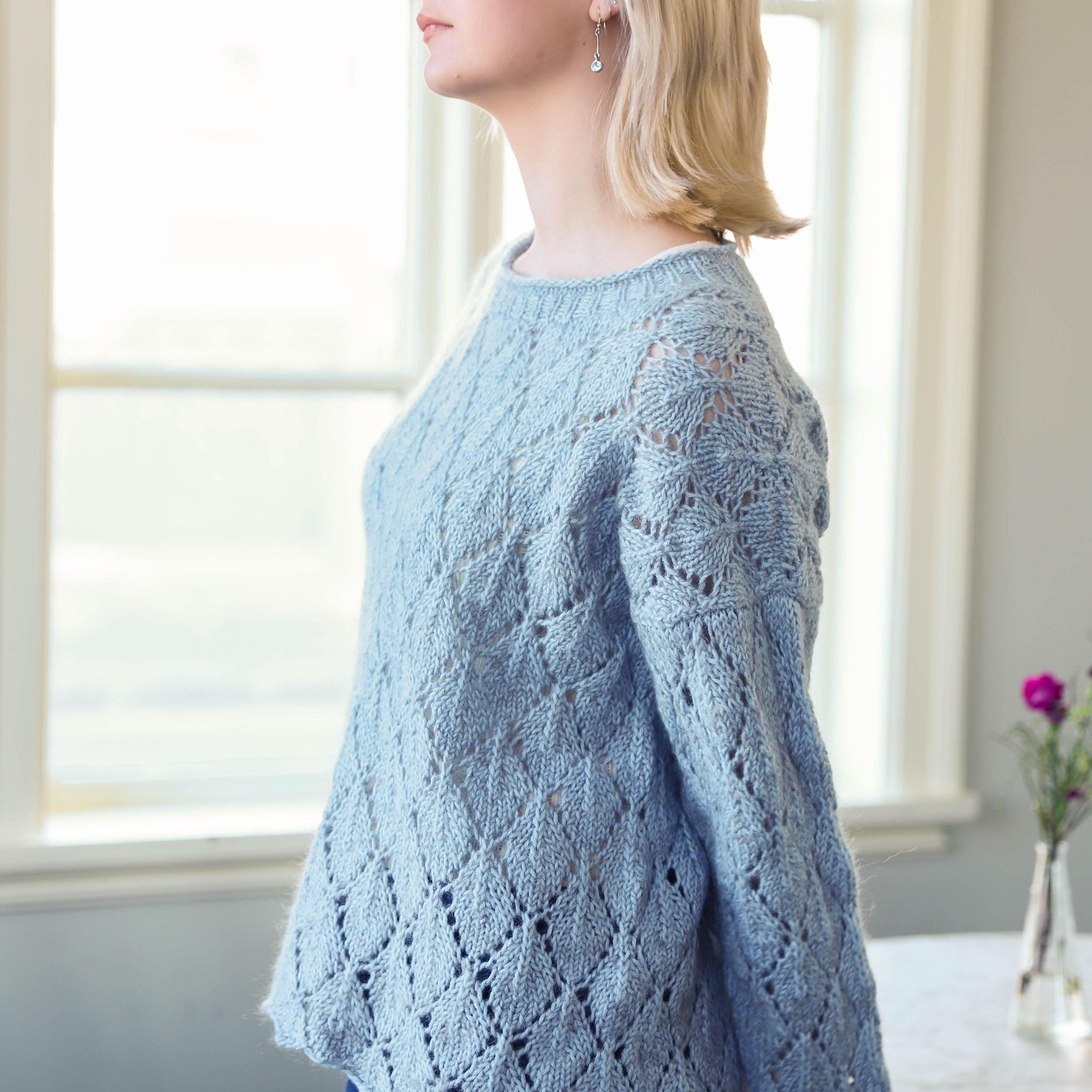 Margrét summer sweater knitting pattern