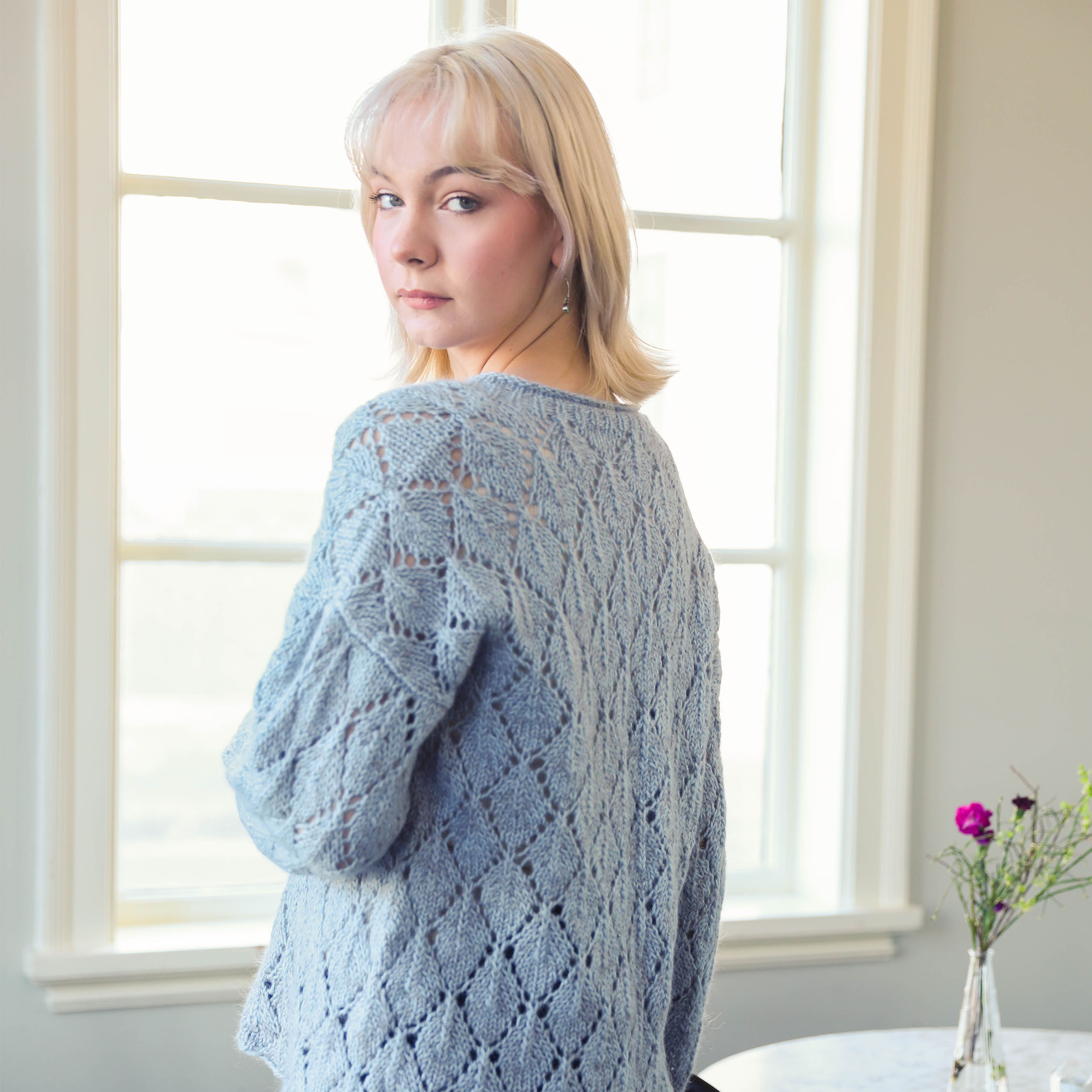 Margrét summer sweater knitting pattern