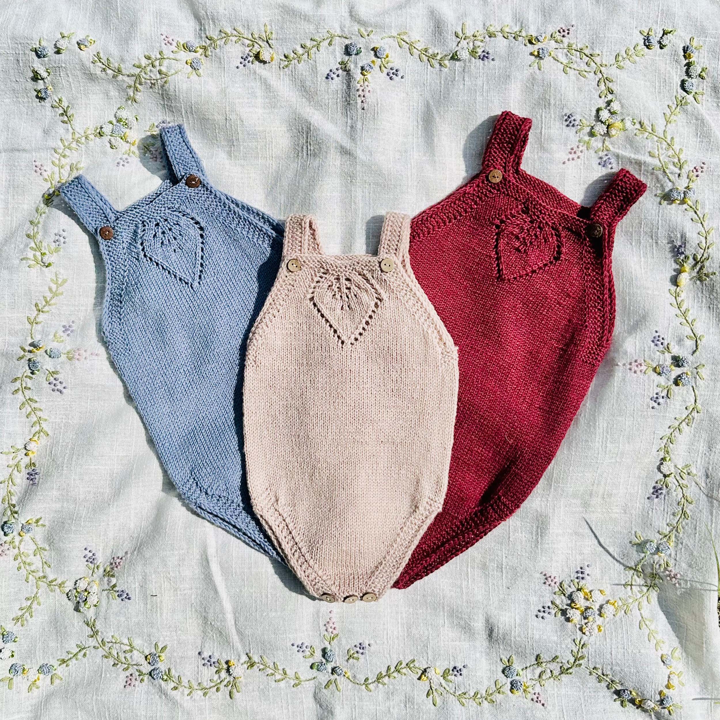 Lotta ungbarna samfella prjónauppskrift