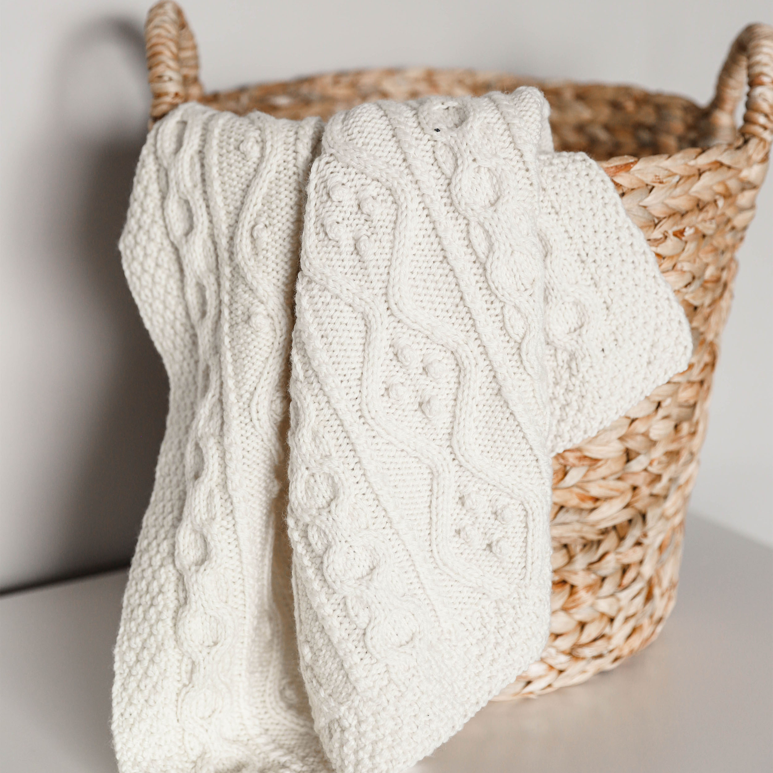 Skjól newborn blanket knitting pattern