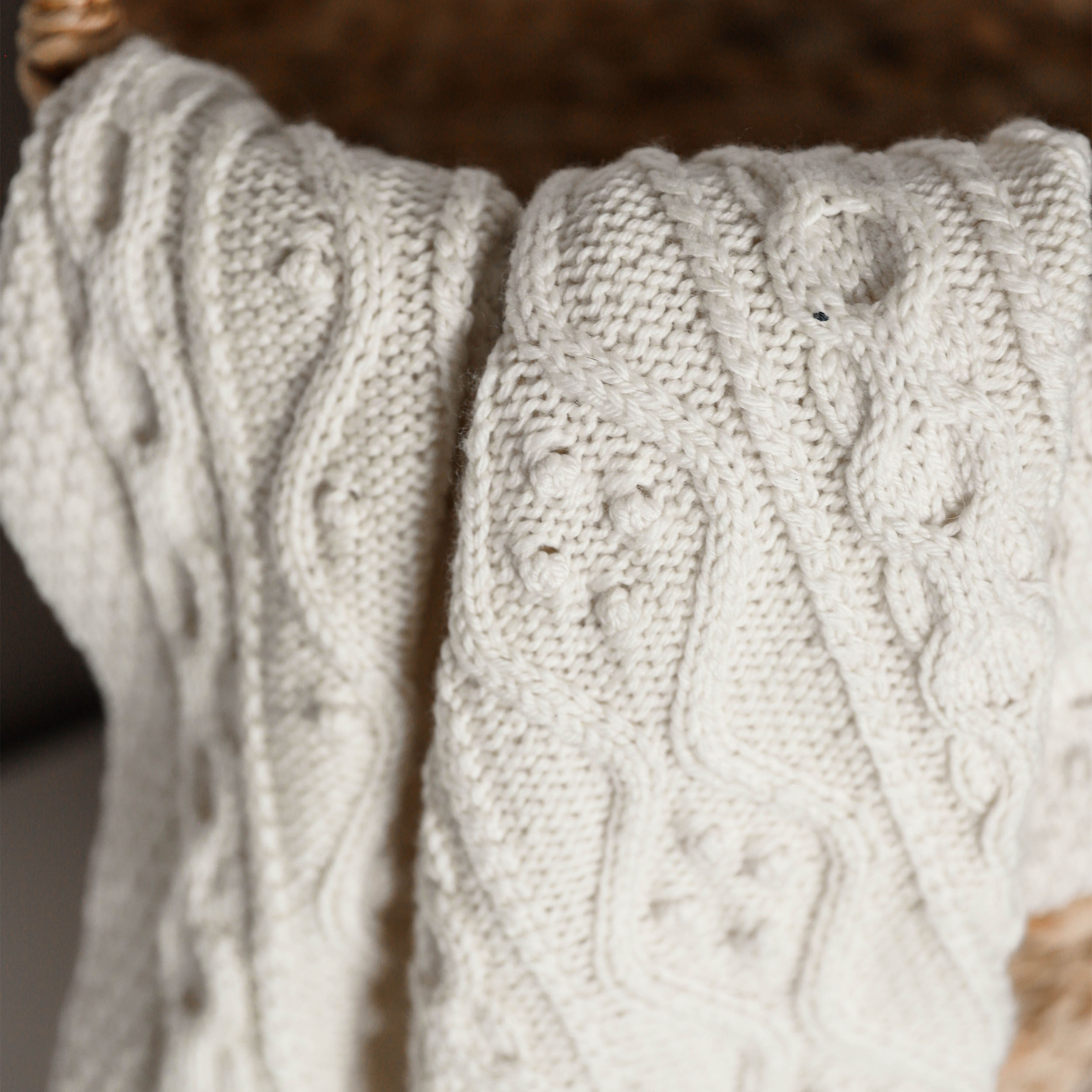 Skjól newborn blanket knitting pattern