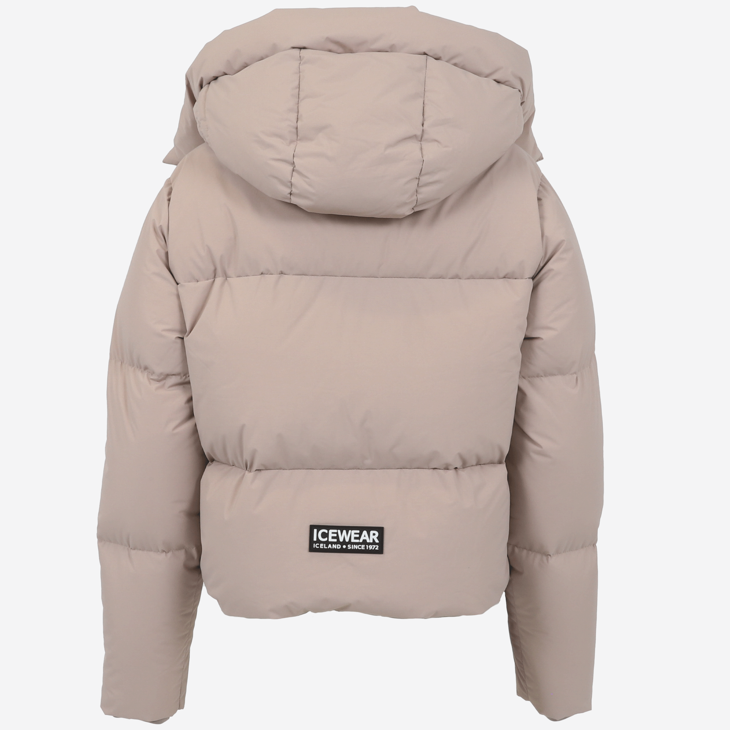 Borg short puffer down jacket