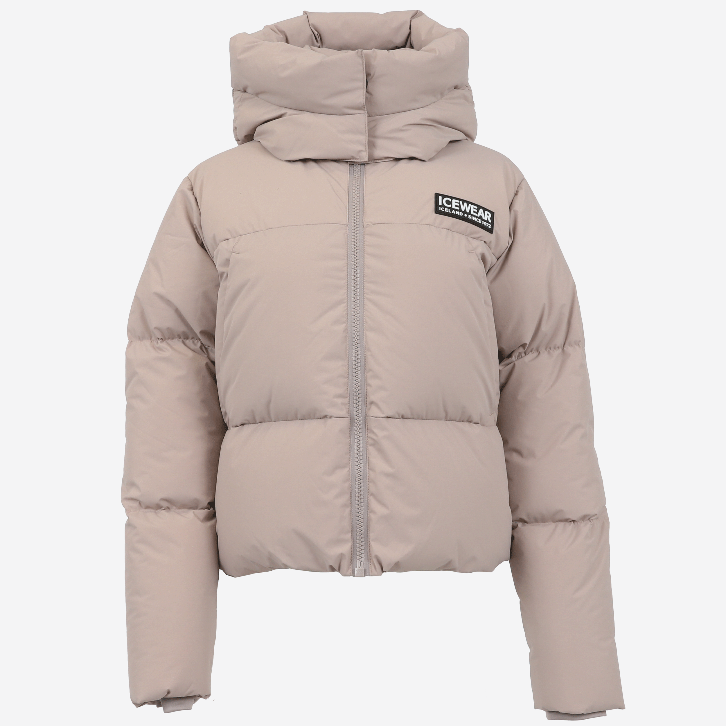 Borg short puffer down jacket