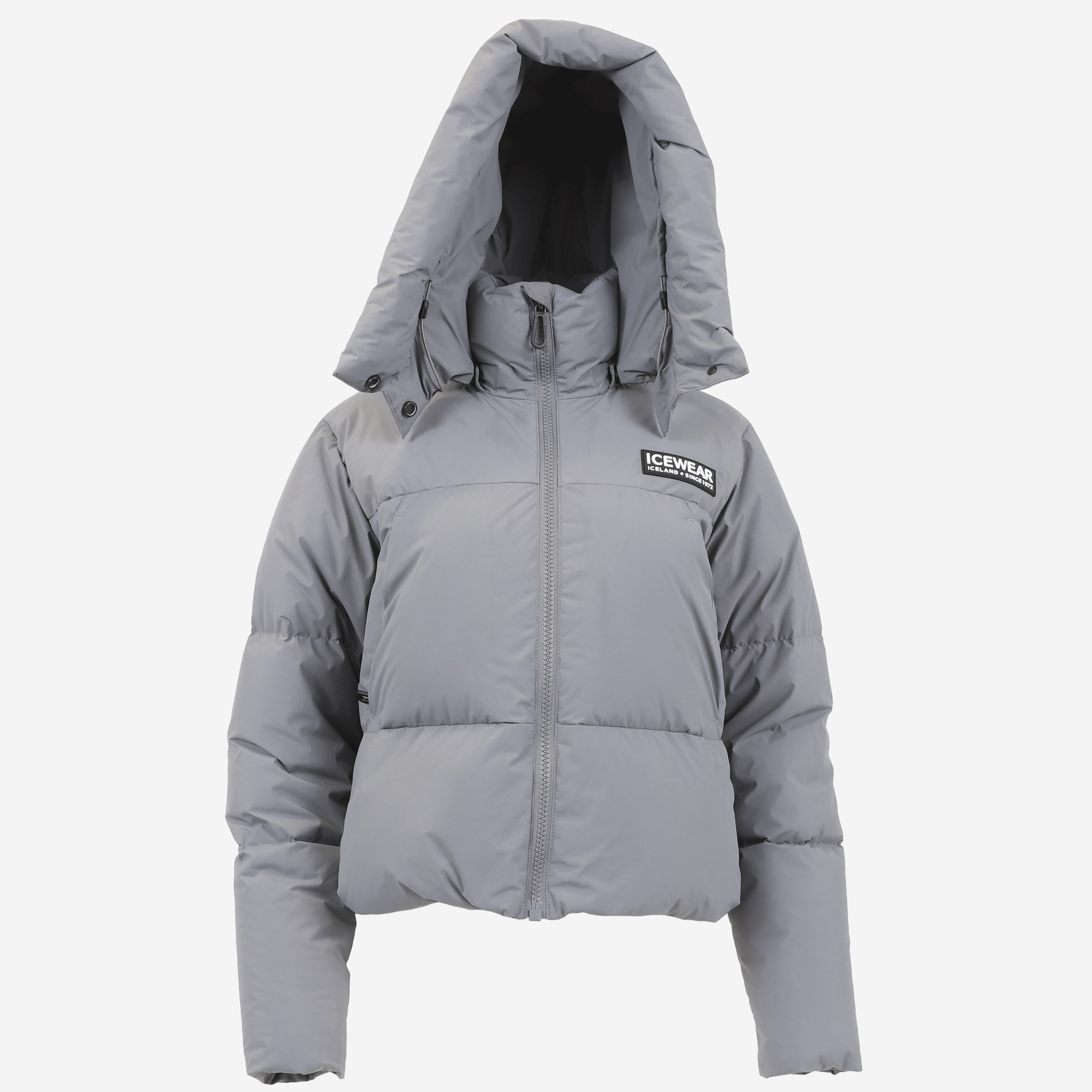 Borg short puffer down jacket