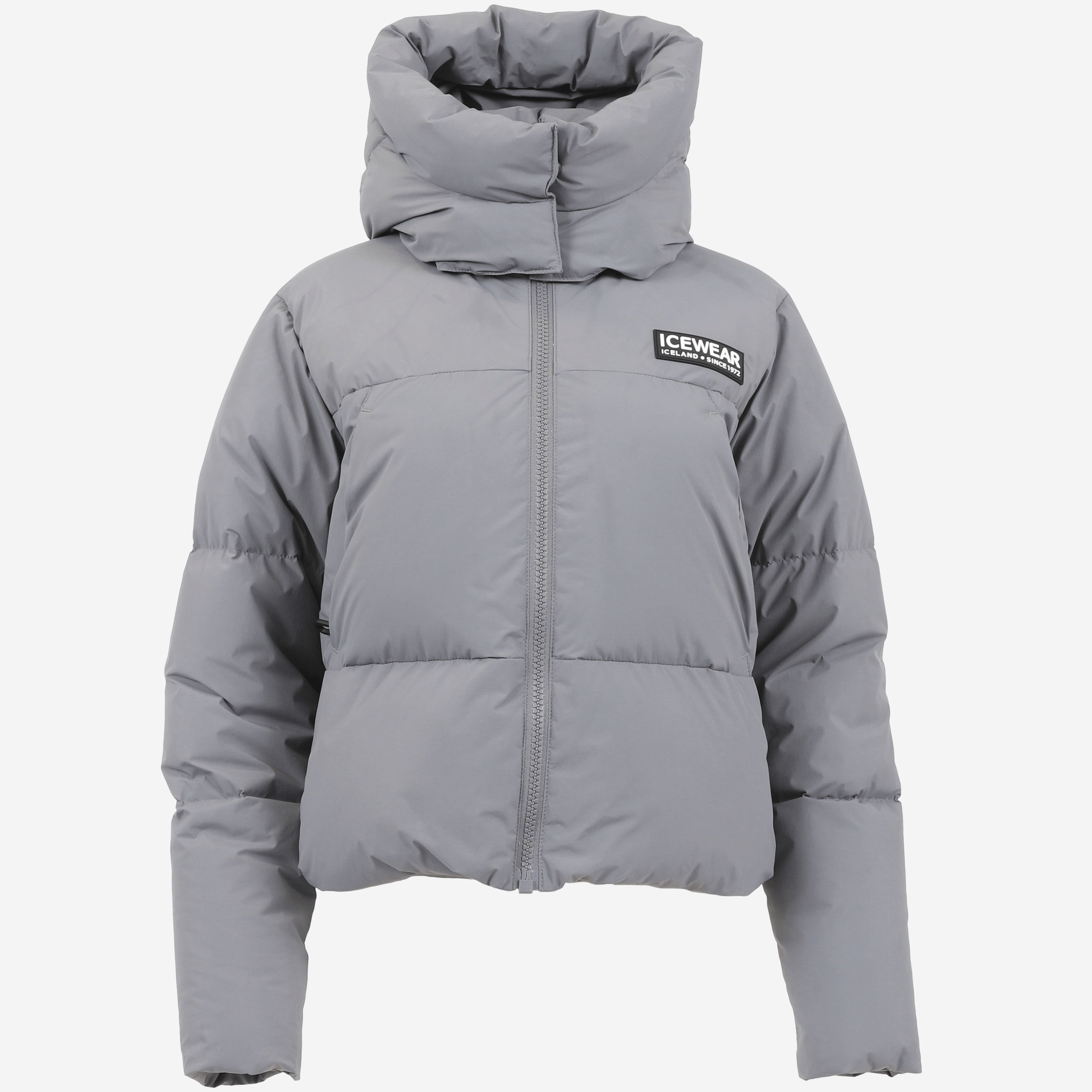 Borg short puffer down jacket