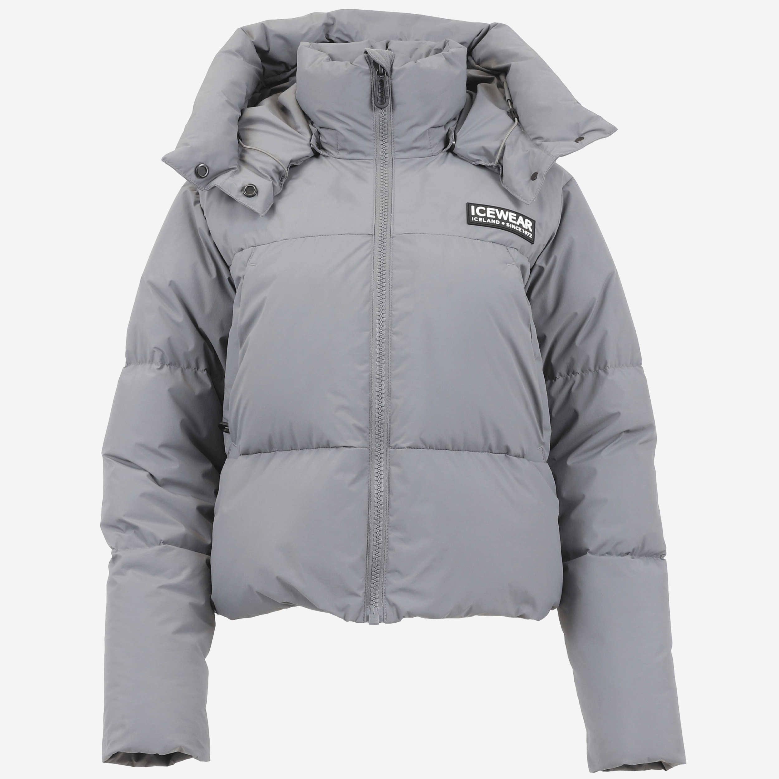 Borg short puffer down jacket