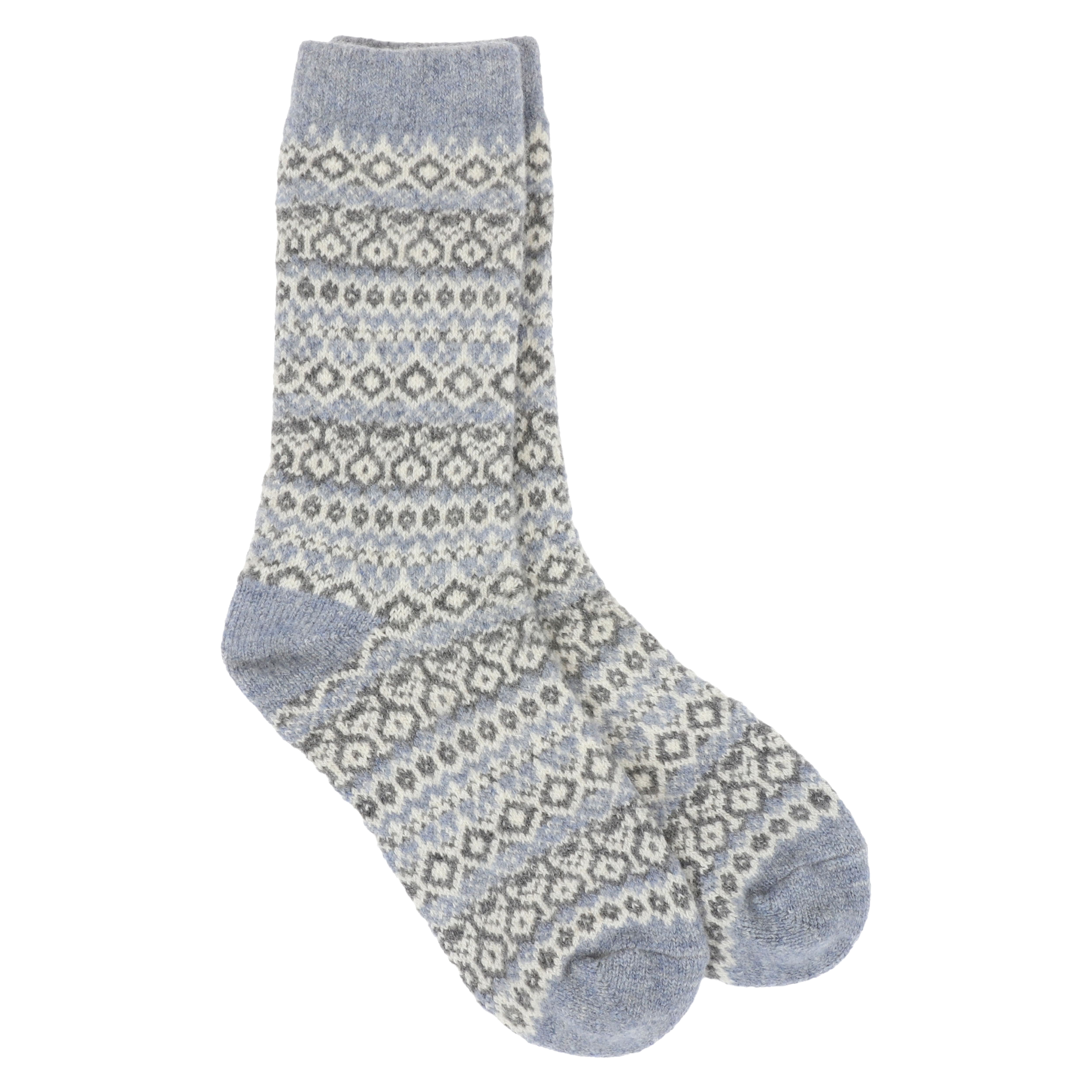 Fagradalsfjall prjónaðir ullarsokkar