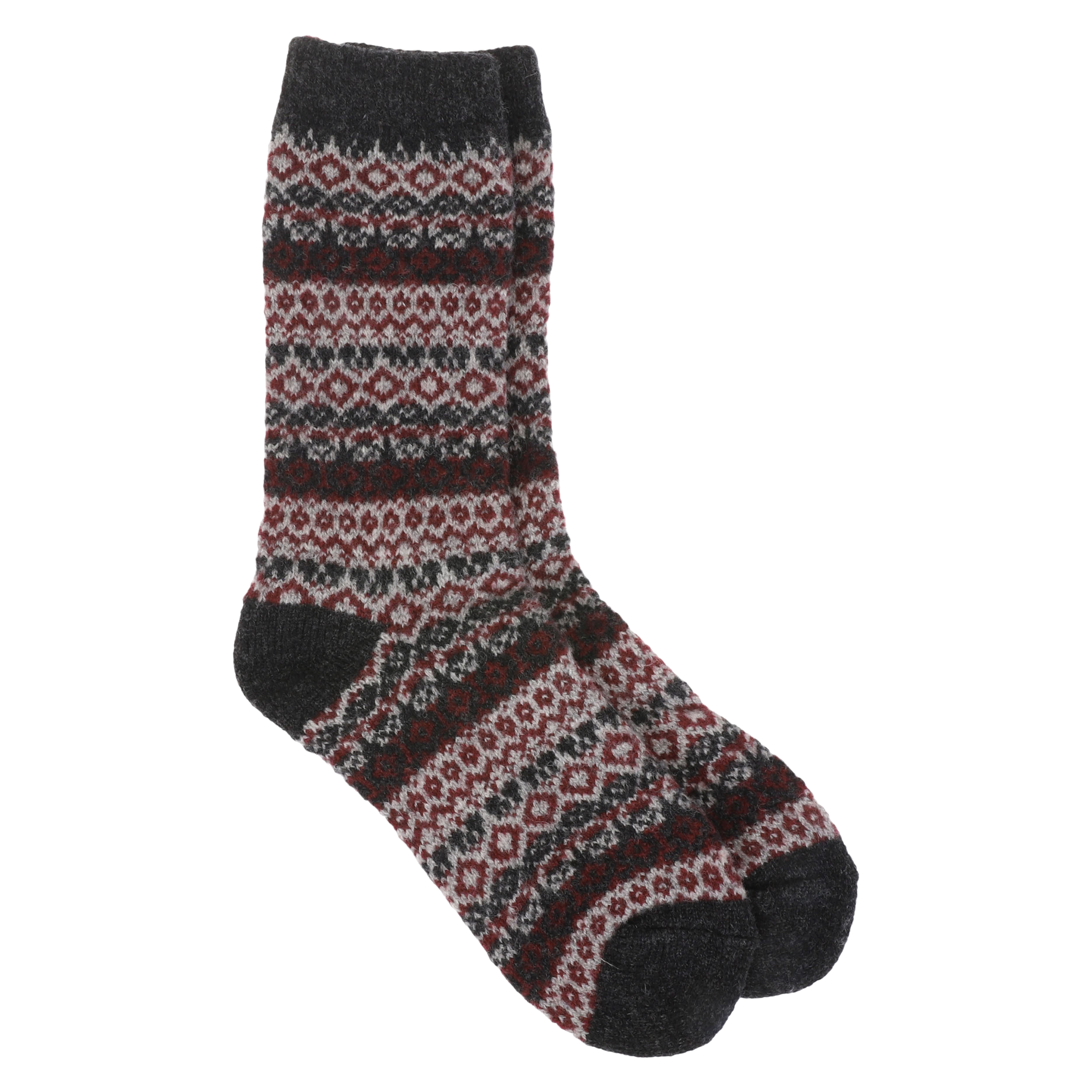 Fagradalsfjall knitted wool Nordic socks