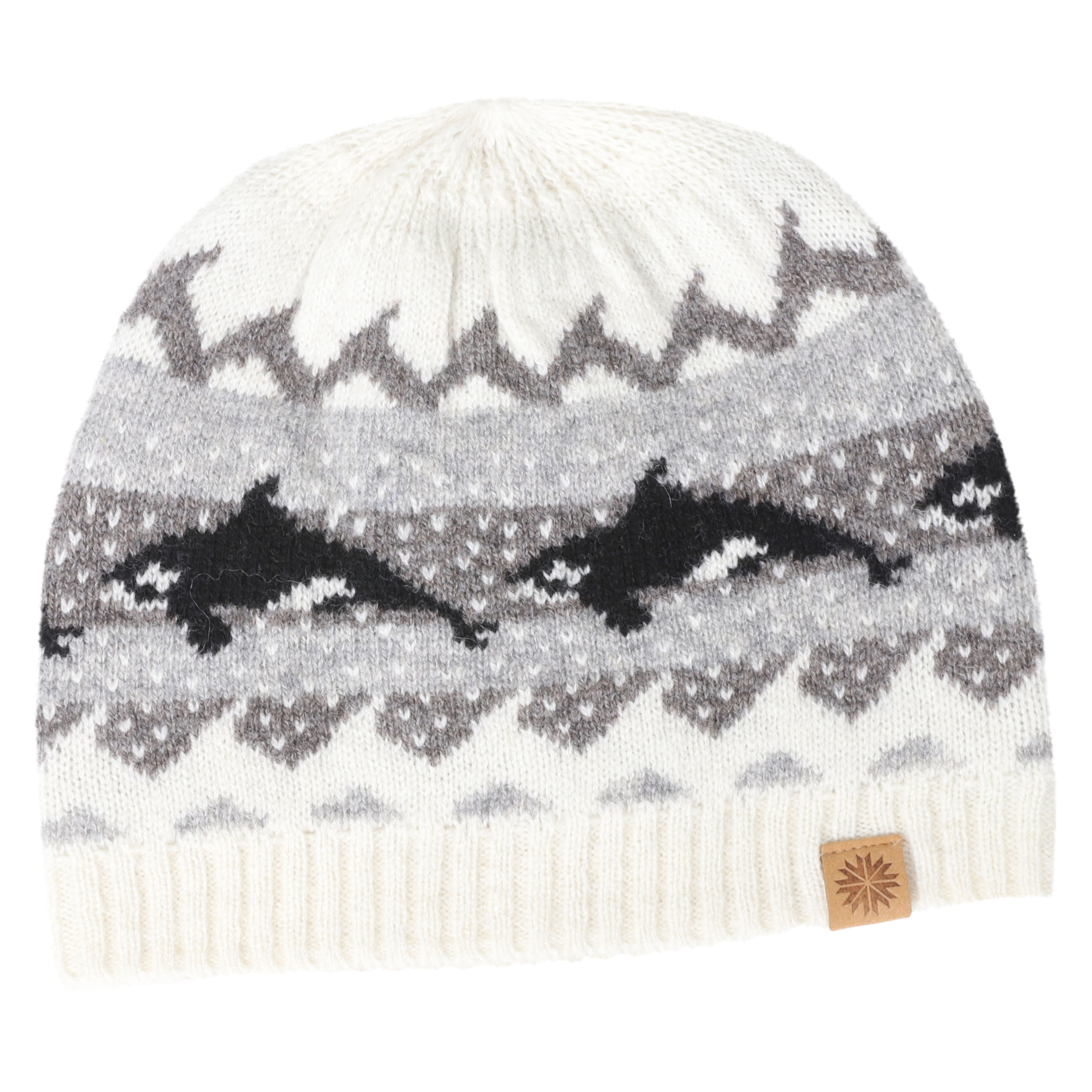 Hvalur Bonnet en laine Hvalur avec motif en laine 