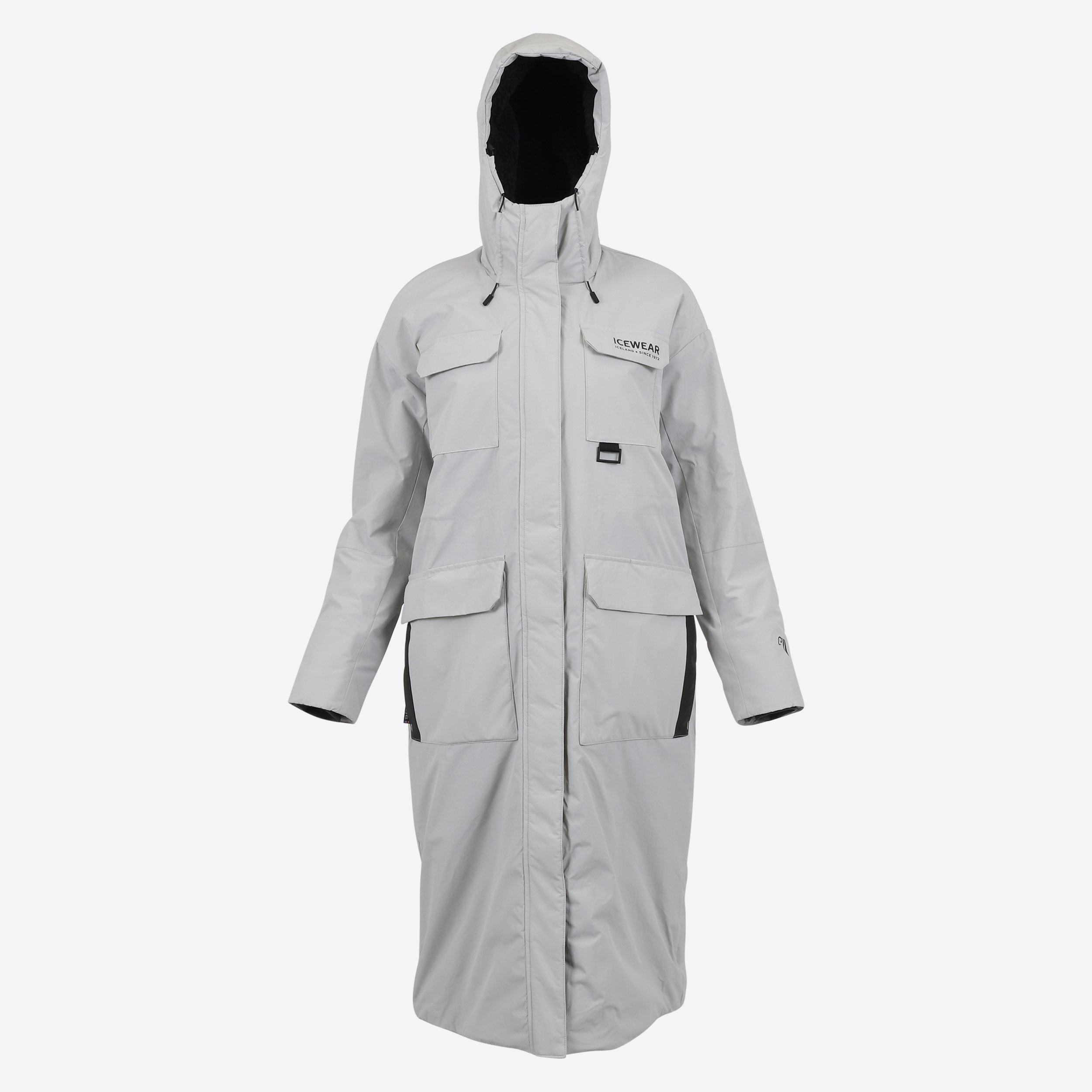 ÓDÁÐAHRAUN síð dömuúlpa með íslenskri ullarfyllingu