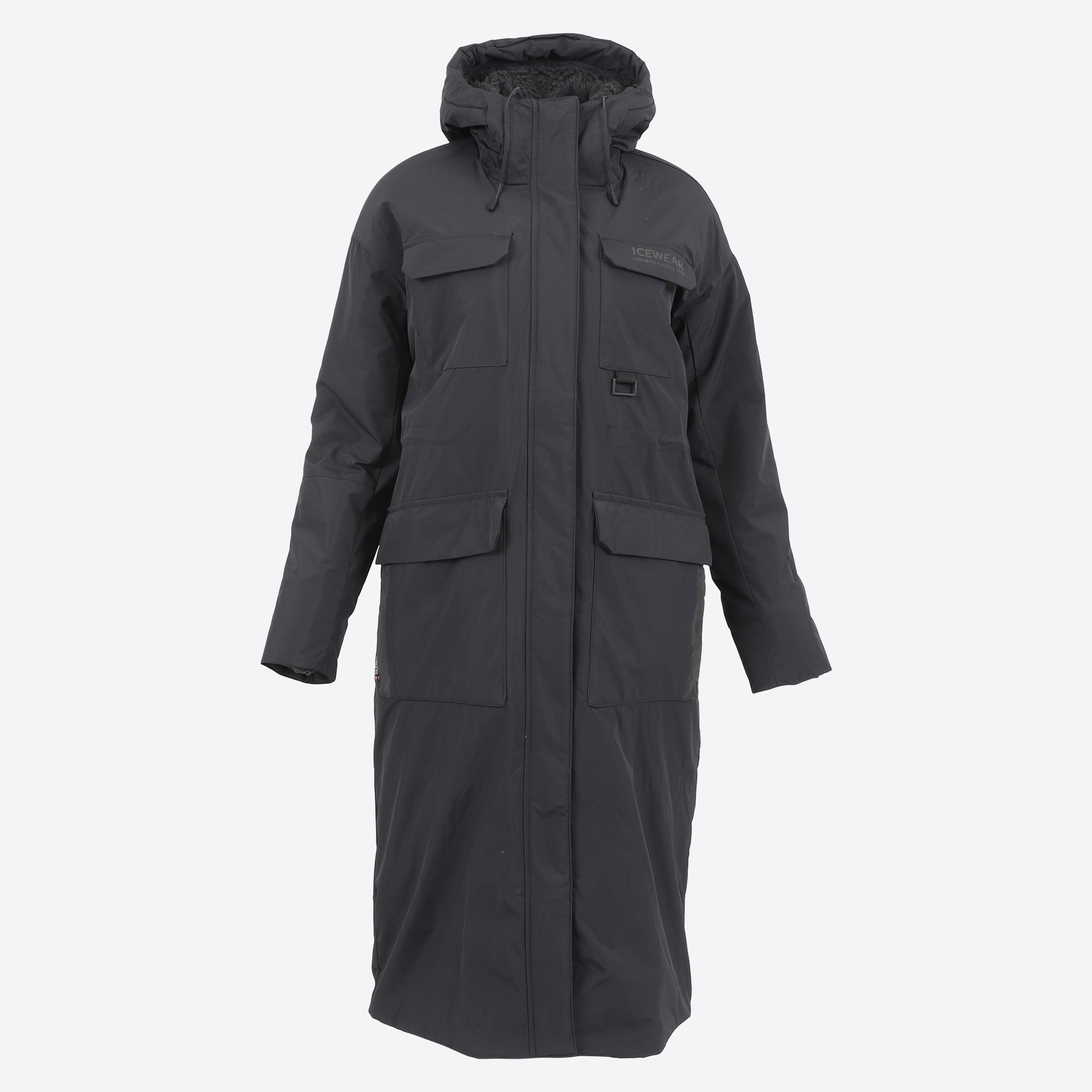 ÓDÁÐAHRAUN women´s Parka with Icelandic Wool Fill